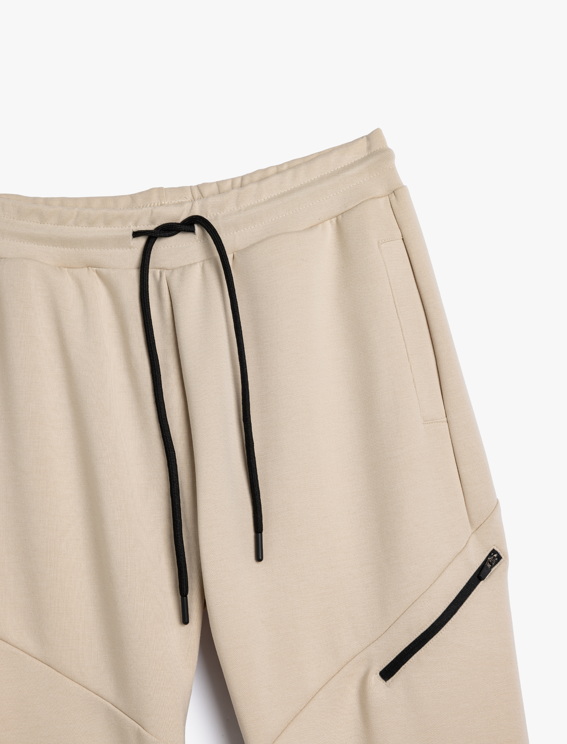   Spor Eşofman Altı Jogger Kalın Modal Kumaş Dikiş Detaylı Beli Bağcıklı Cepli