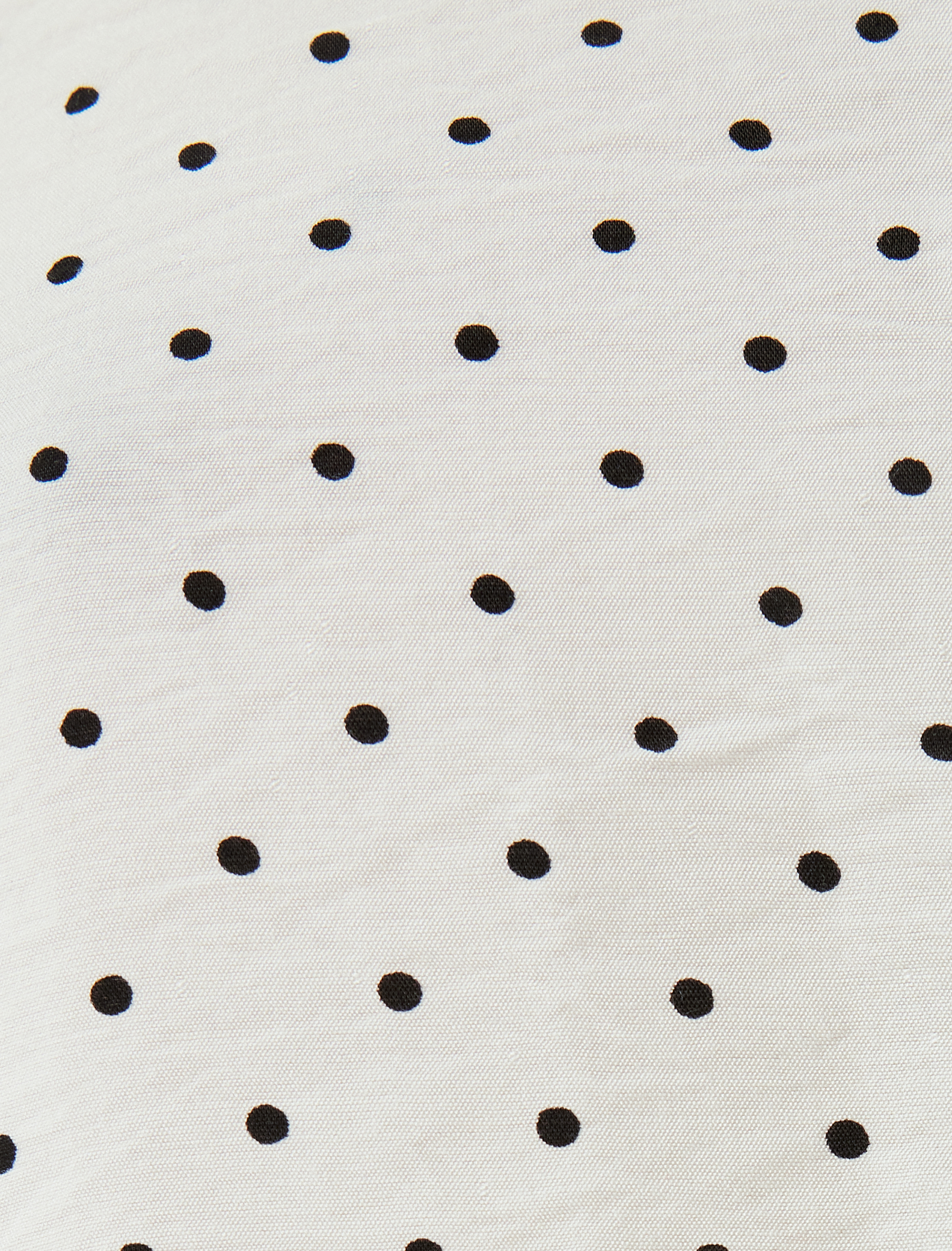   Balon Kol Gömlek Bebe Yaka Puantiyeli Düğmeli Slim Fit