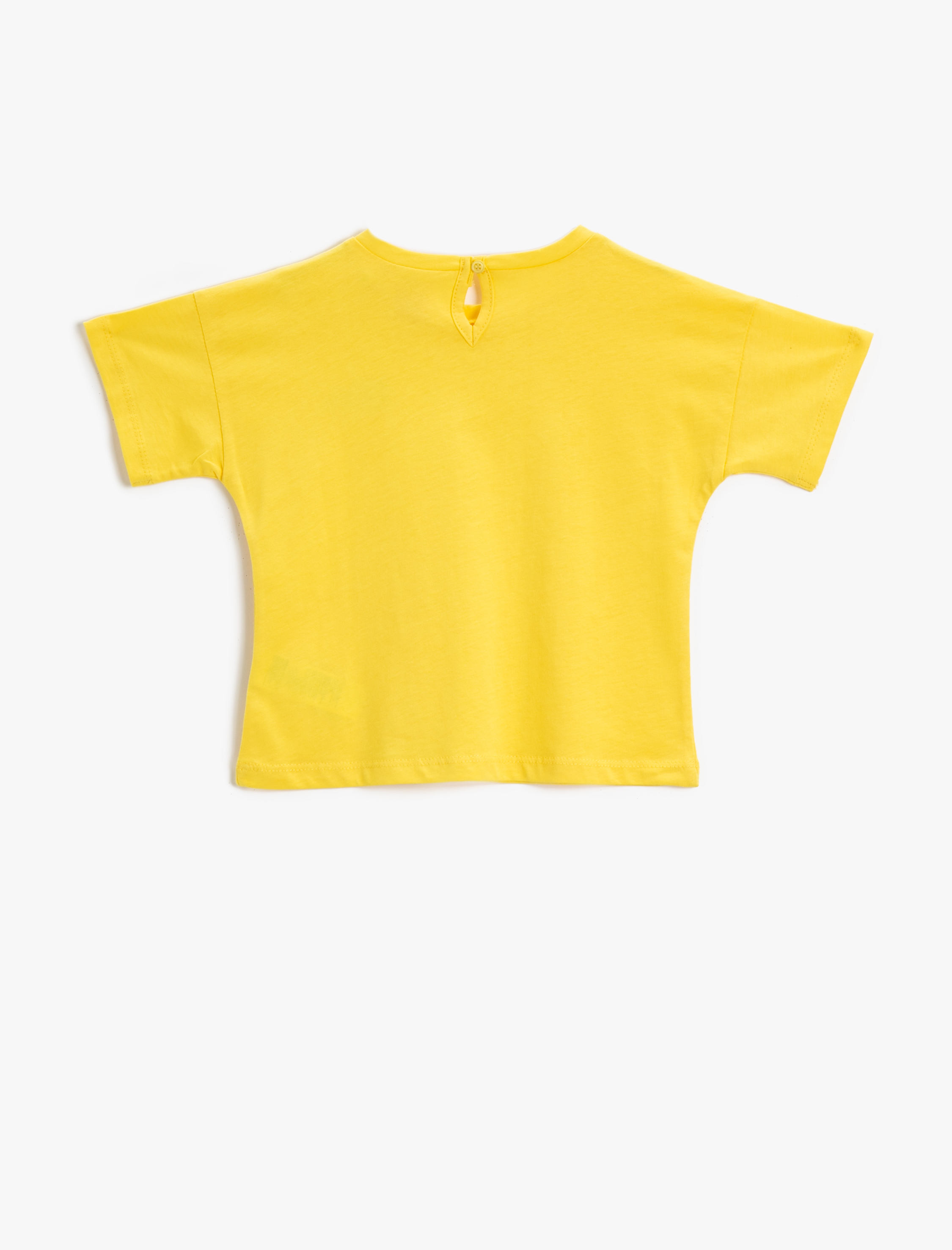  Kız Bebek Baskılı Tişört Pamuklu