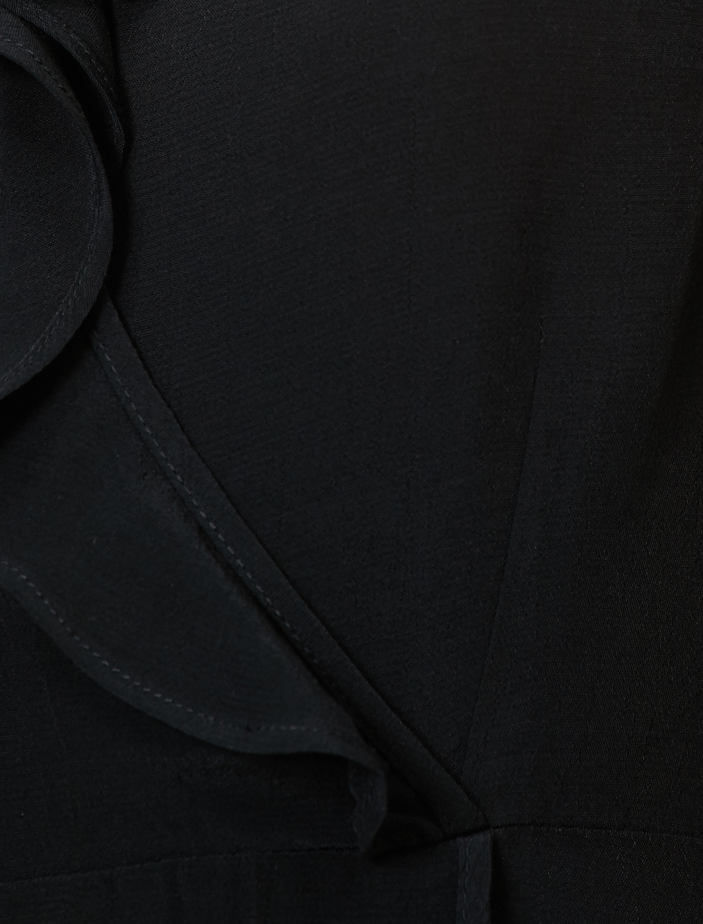 Volan Detaylı Anvelop Elbise