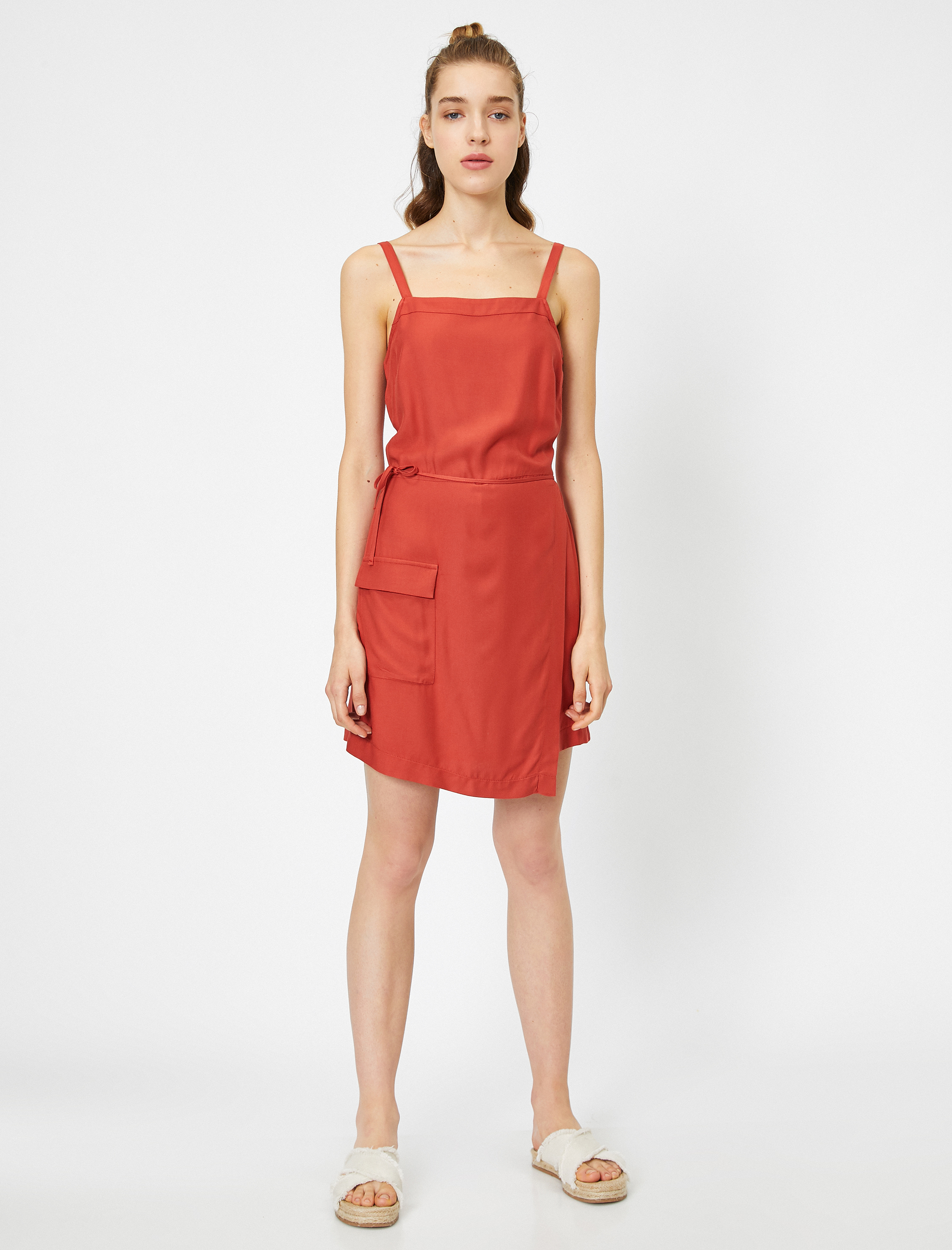   Askılı Cep Detaylı Tulum