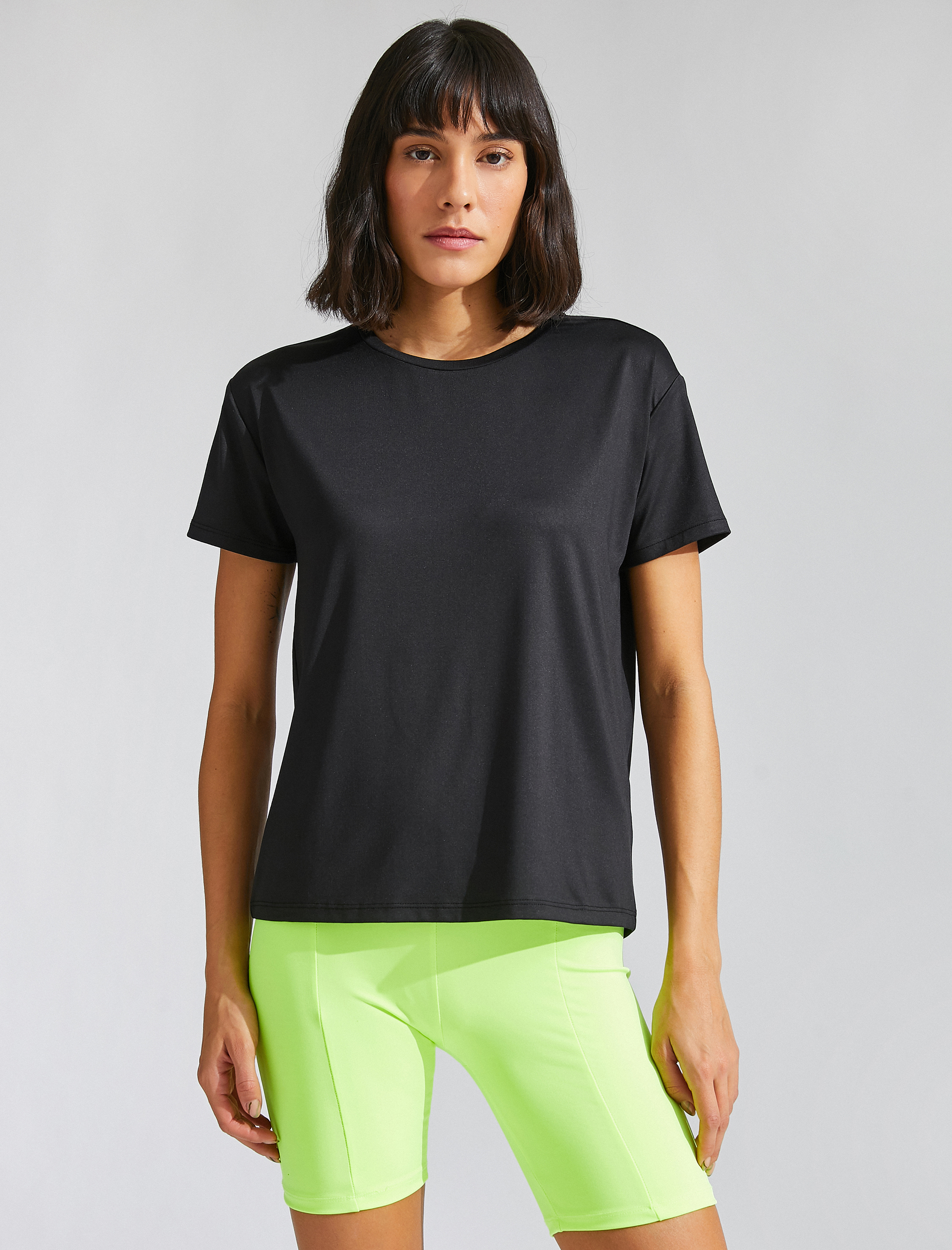   Bisiklet Yaka Basic Spor Tişört