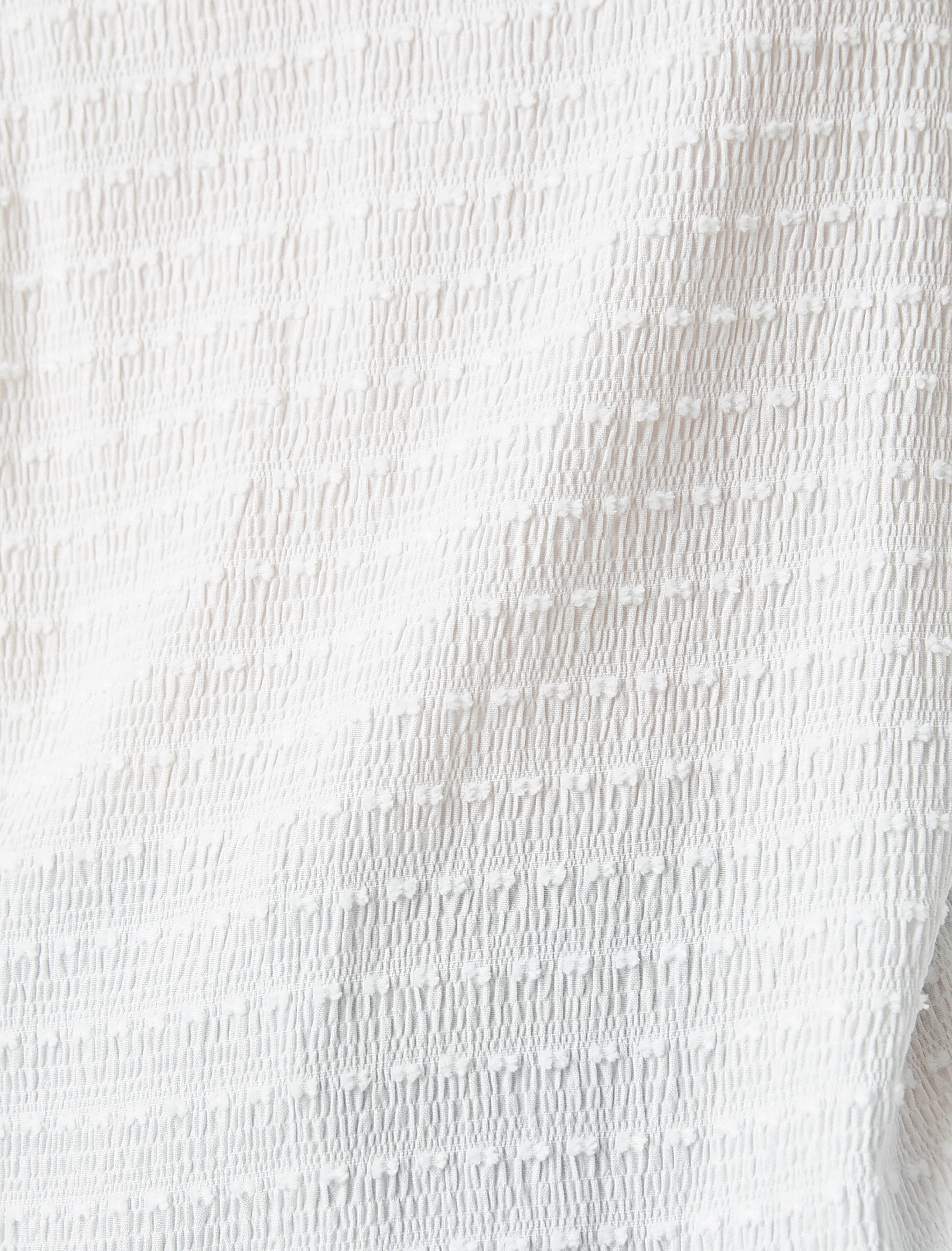   Omzu Açık Bluz Kısa Balon Kollu