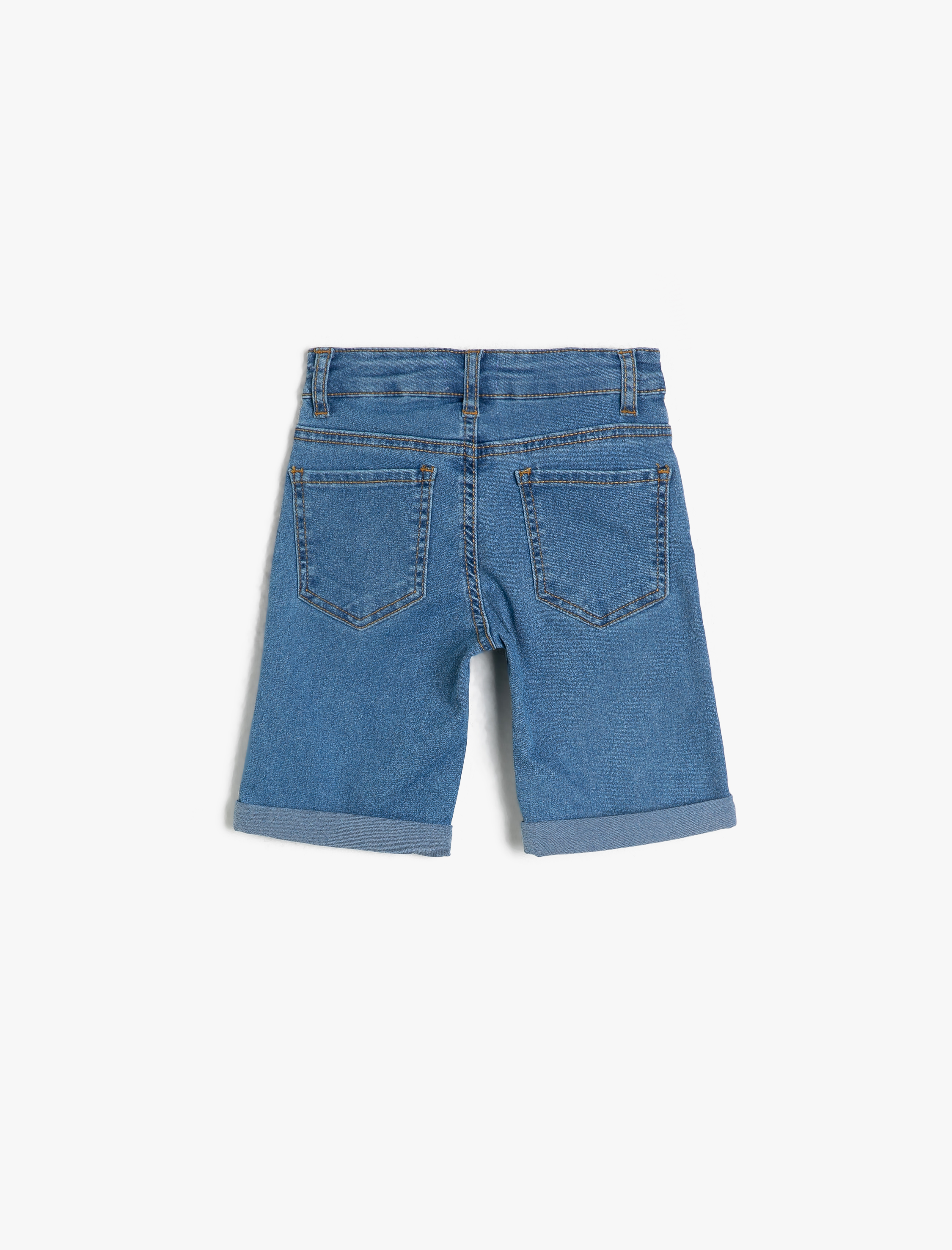  Erkek Çocuk Basic Normal Bel 5 Cep Basic Jean Şort