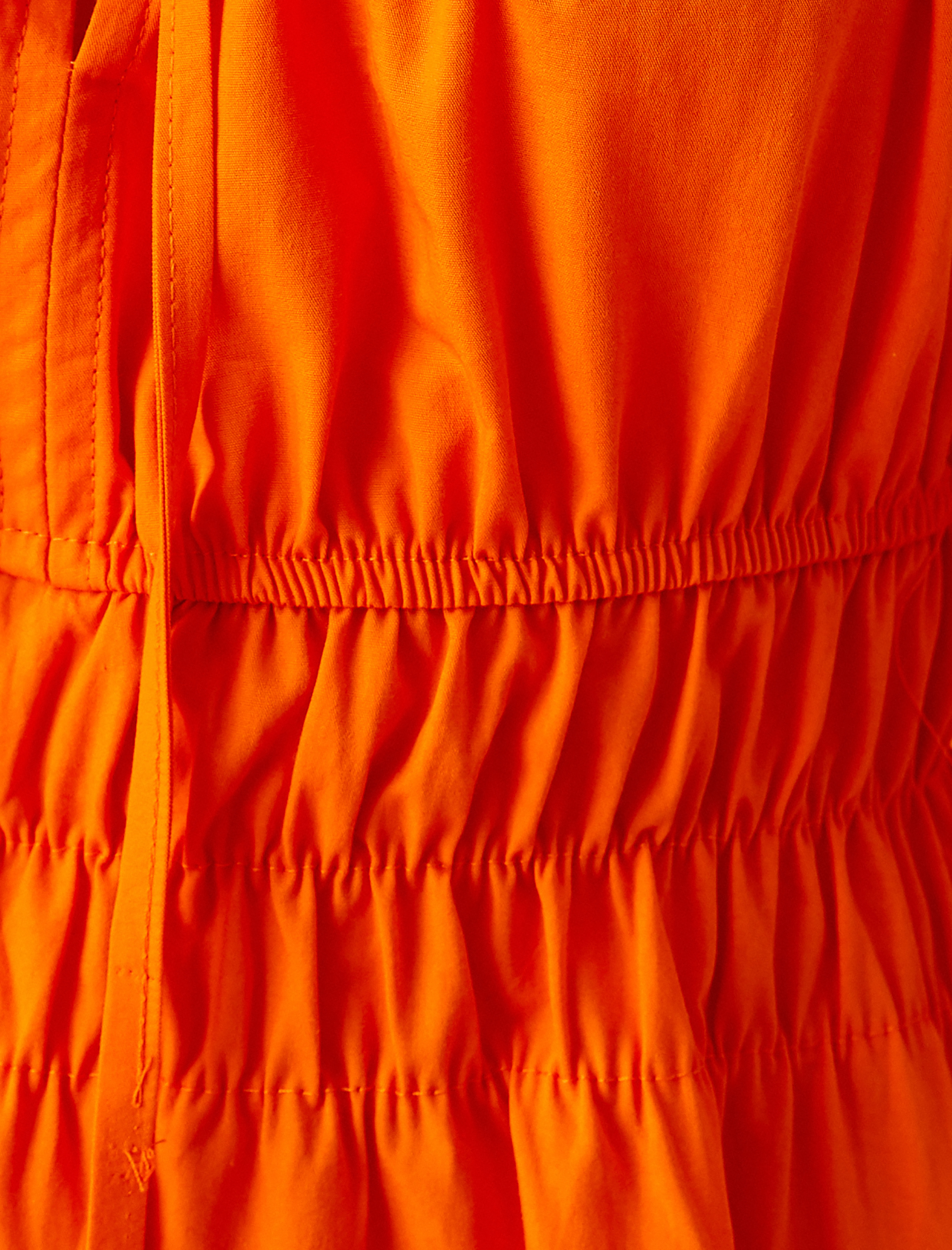   Uzun Elbise İnce Askılı Büzgülü