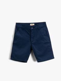 Chino Şort Pamuklu
