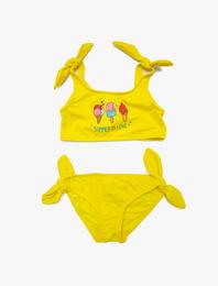 Bikini Seti 2 Parça Dondurma Baskılı