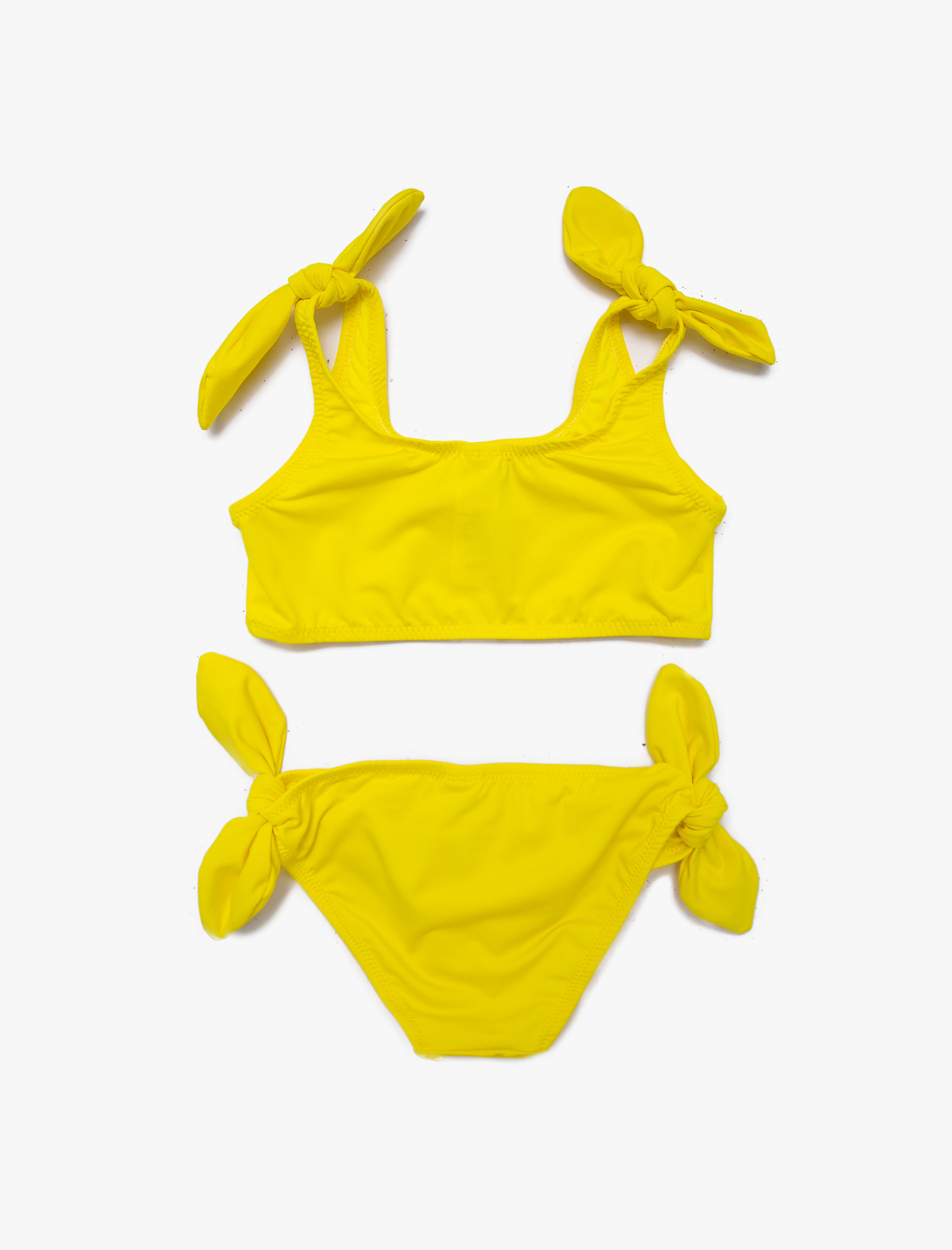  Kız Çocuk Bikini Seti 2 Parça Dondurma Baskılı
