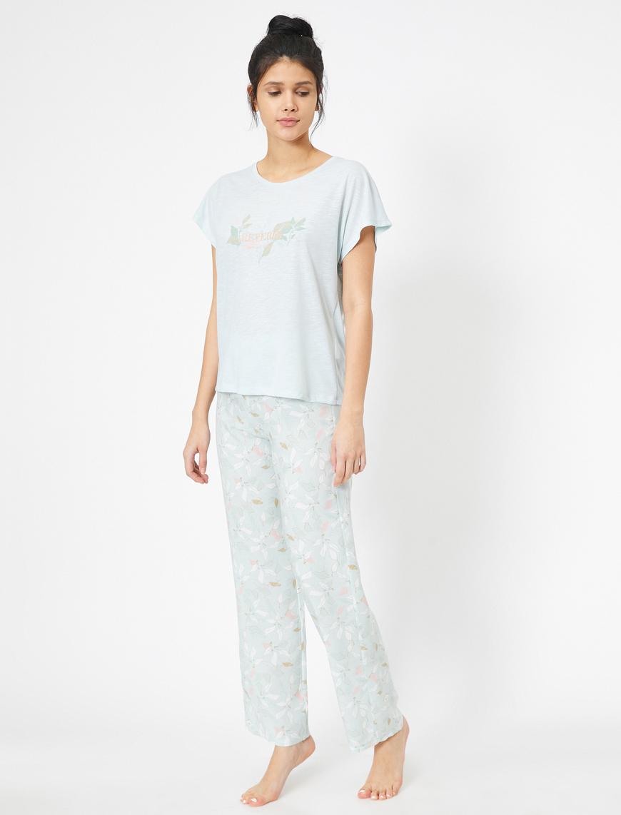   Kısa Kollu Pijama Takımı