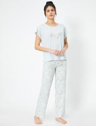 Kısa Kollu Pijama Takımı