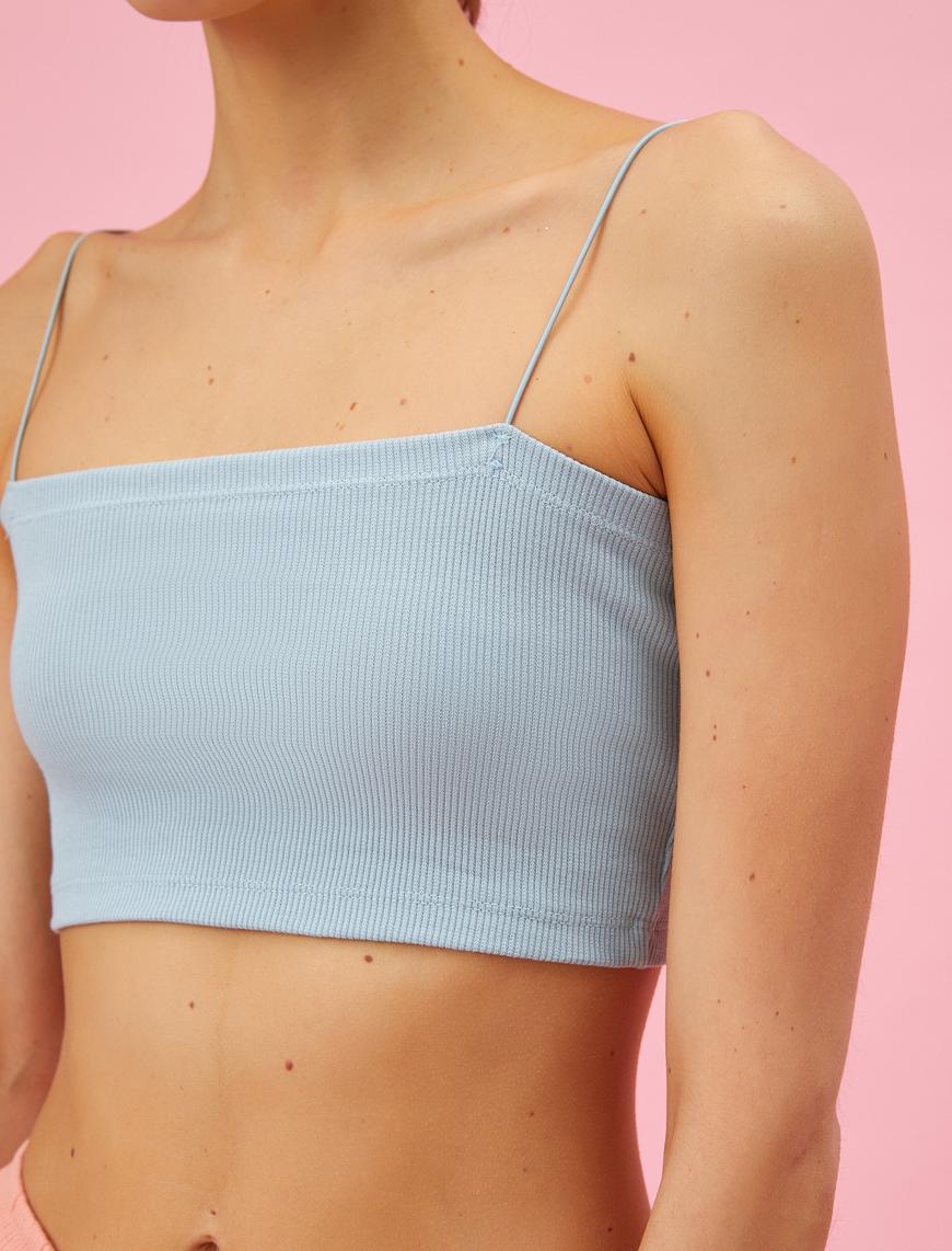   Crop Atlet İnce Askılı