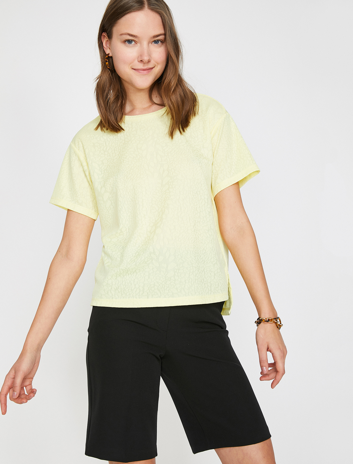   Bisiklet Yaka Tişört