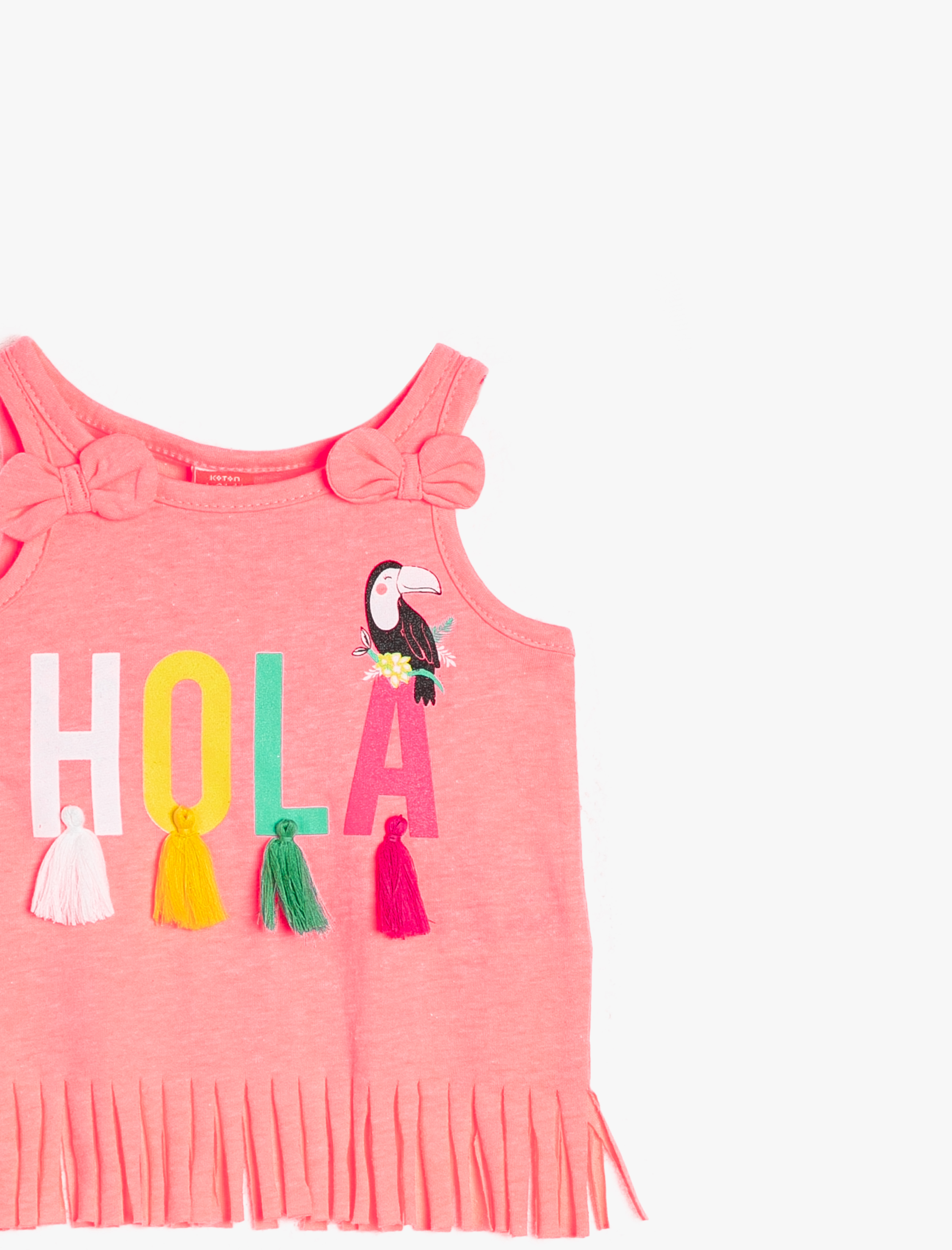  Kız Bebek İşlemeli Atlet