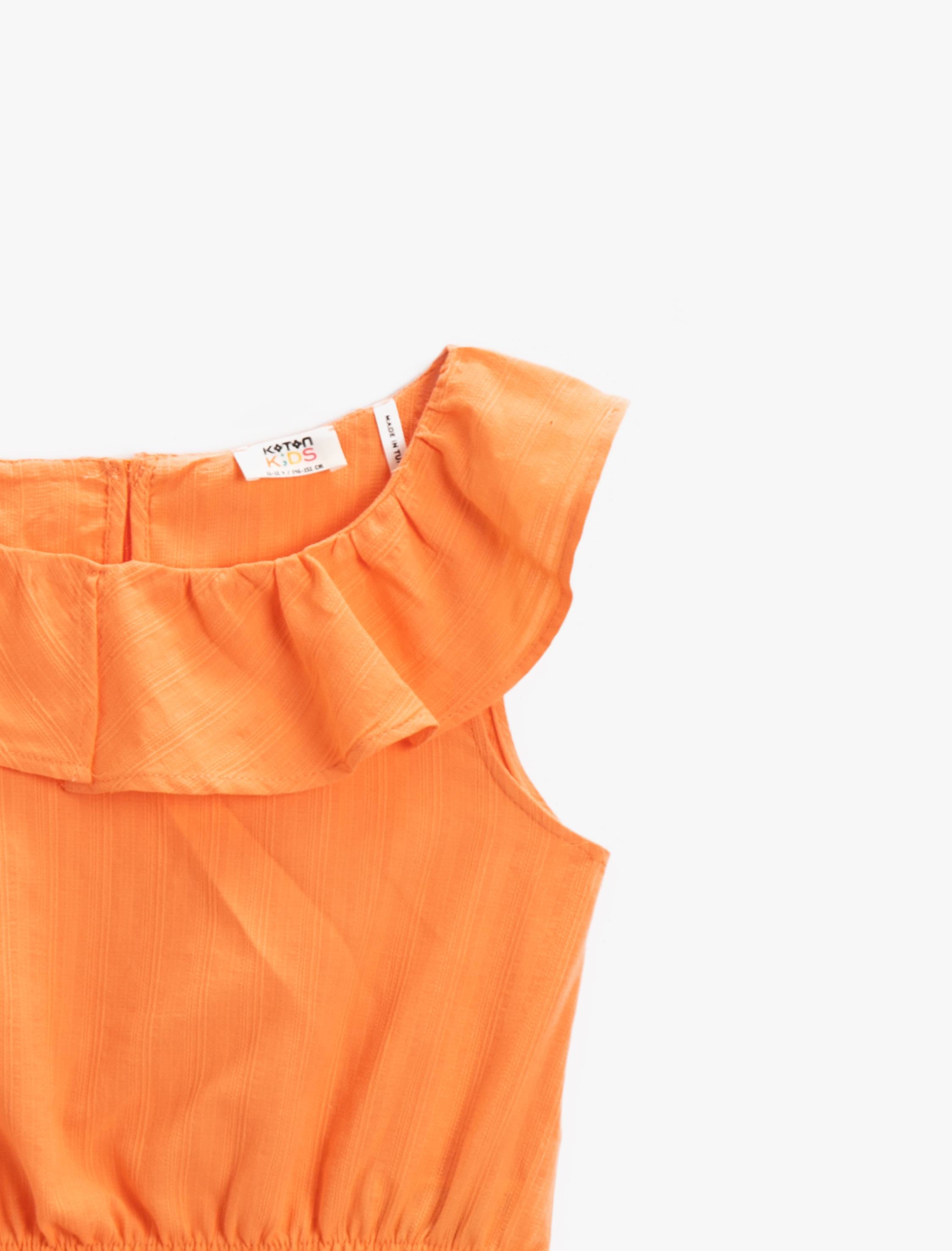  Kız Çocuk Fırfırlı Bluz Pamuklu