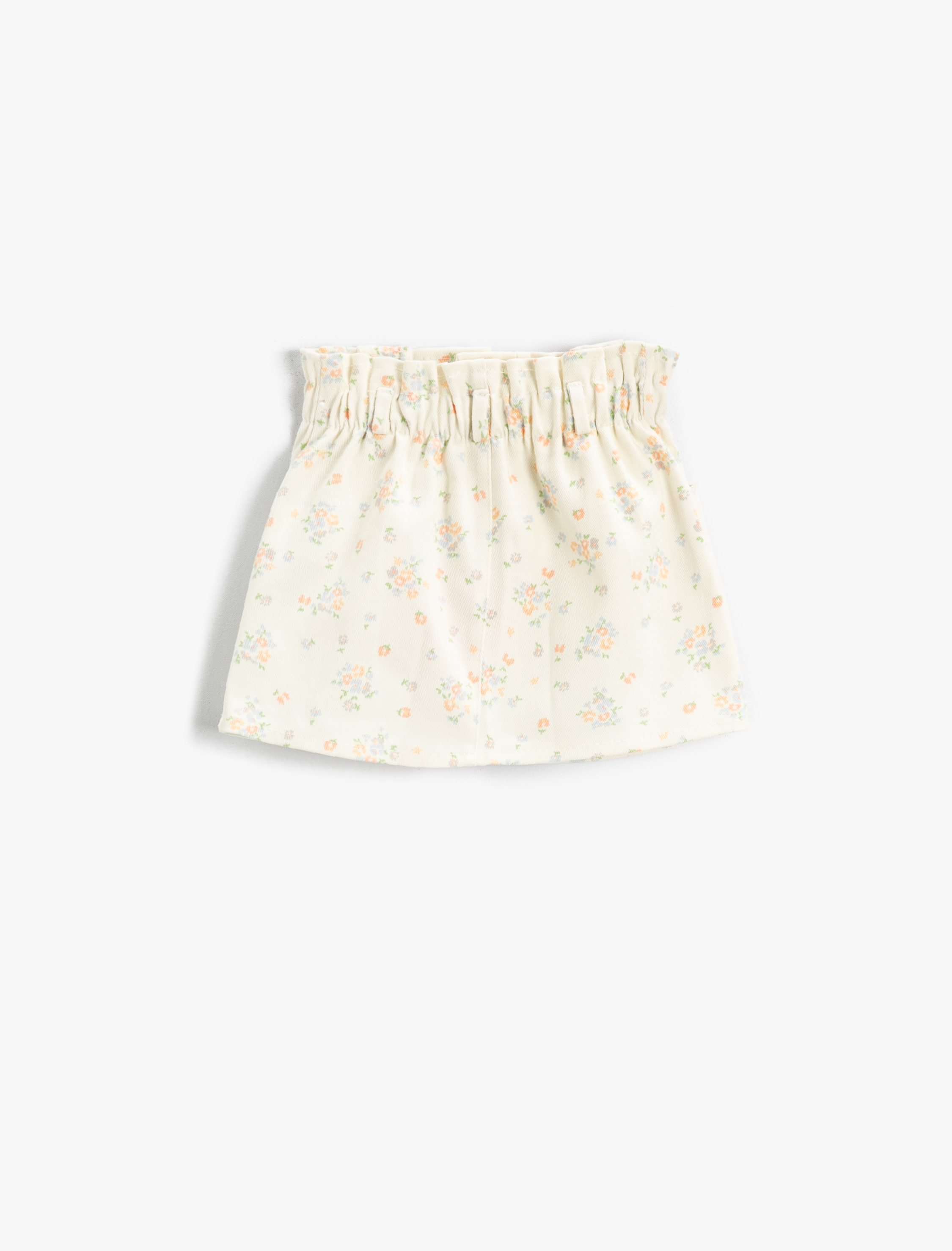  Kız Bebek Çiçek Desenli Etek Pamuklu