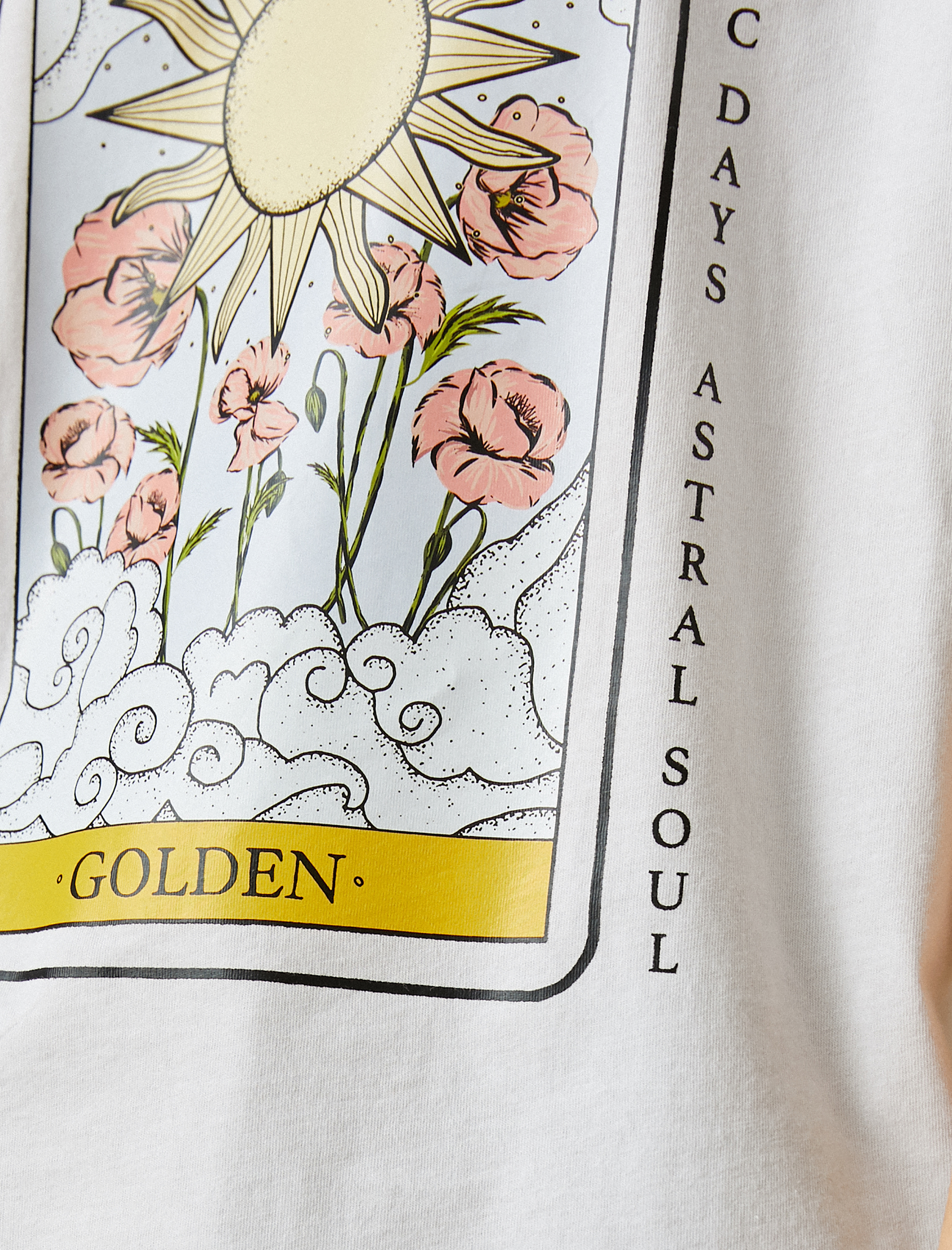   Baskılı Kısa Kollu Pamuklu Tişört