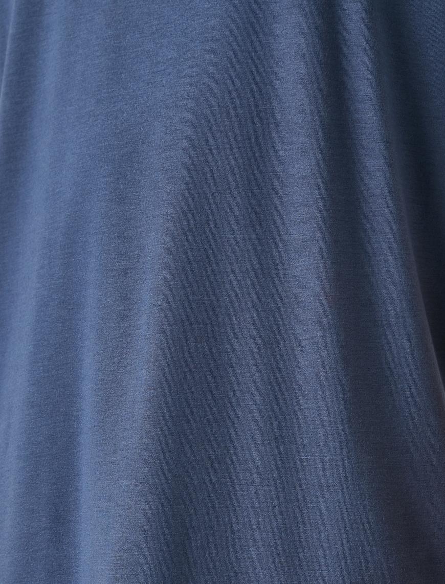   Basic Tişört Bisiklet Yaka