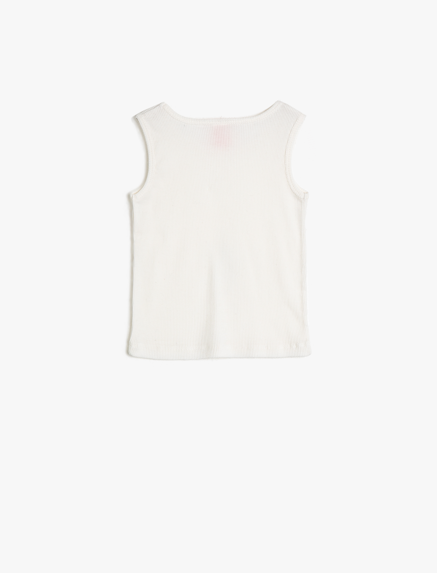  Kız Bebek Basic Atlet Yuvarlak Yaka Kolsuz Ribanalı Pamuklu