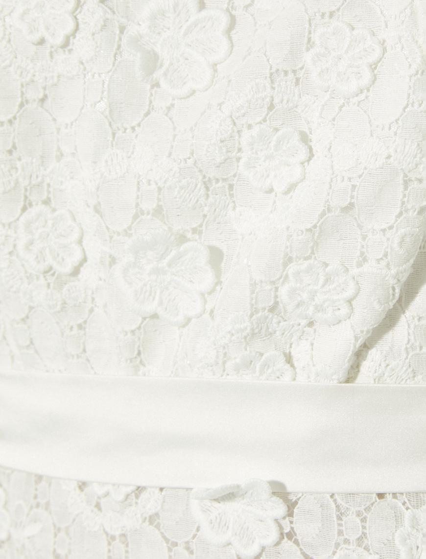   Bridal Dantelli Mini Elbise