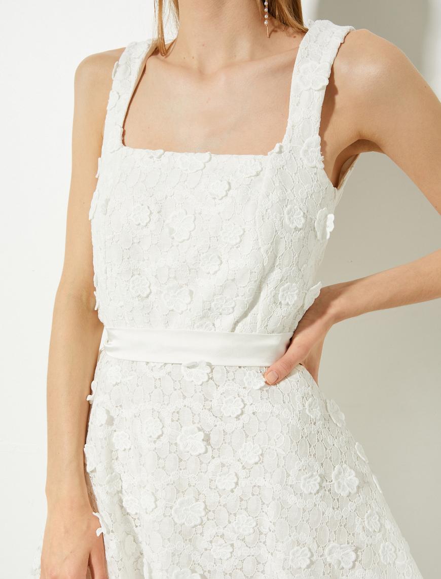   Bridal Dantelli Mini Elbise