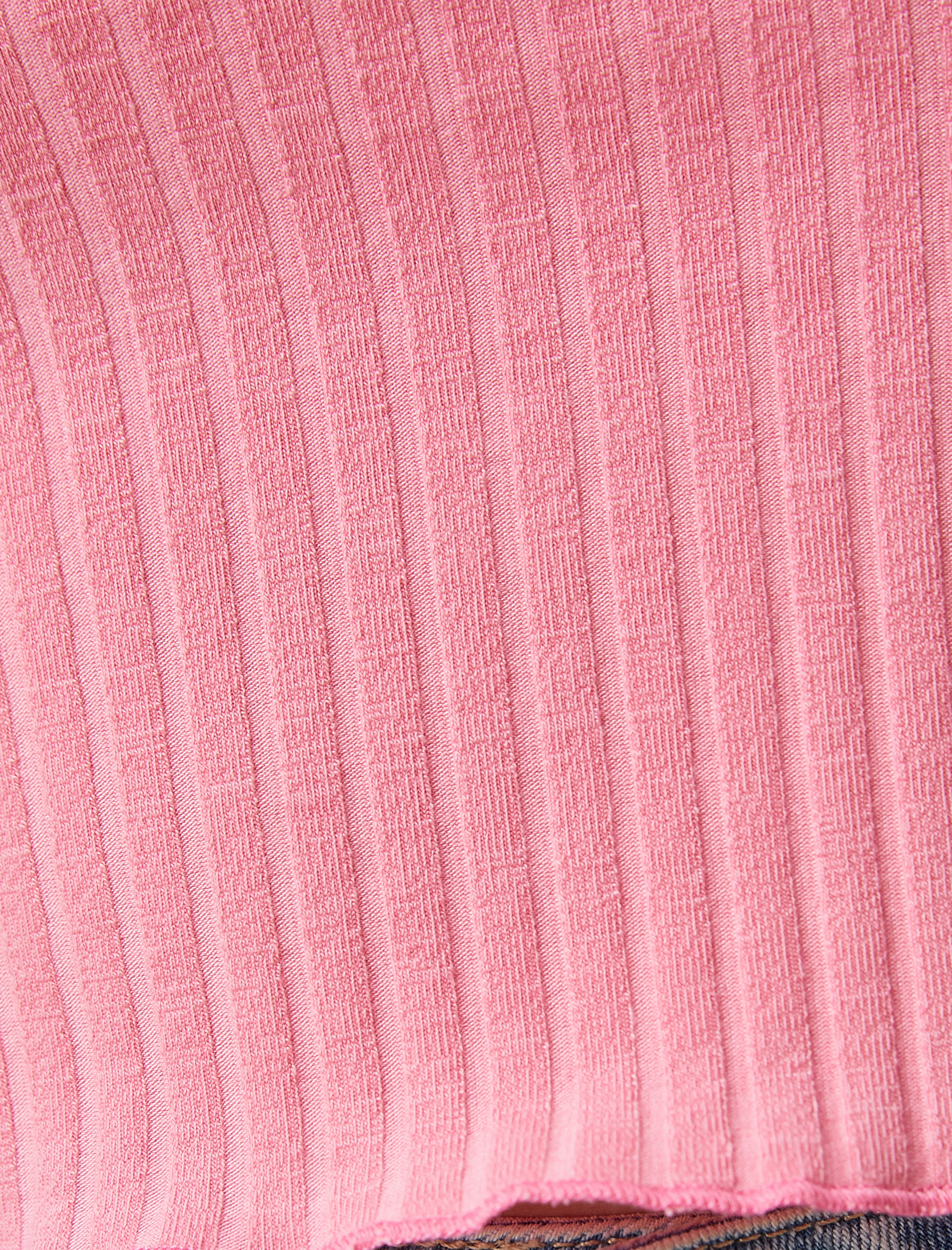   Bisiklet Yaka Kısa Kollu Crop Tişört