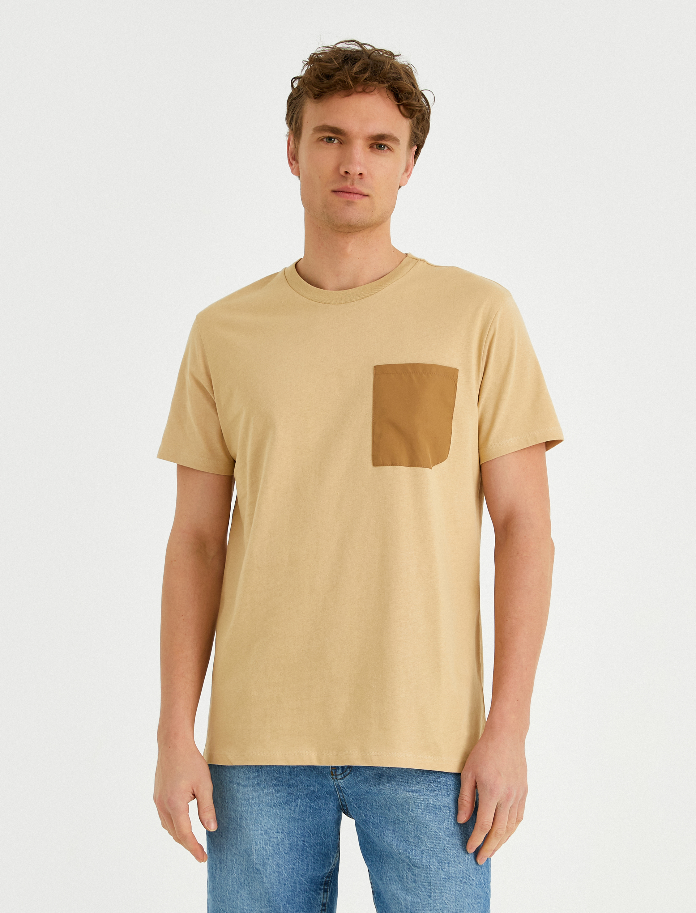   Standart Fit Cepli Tişört