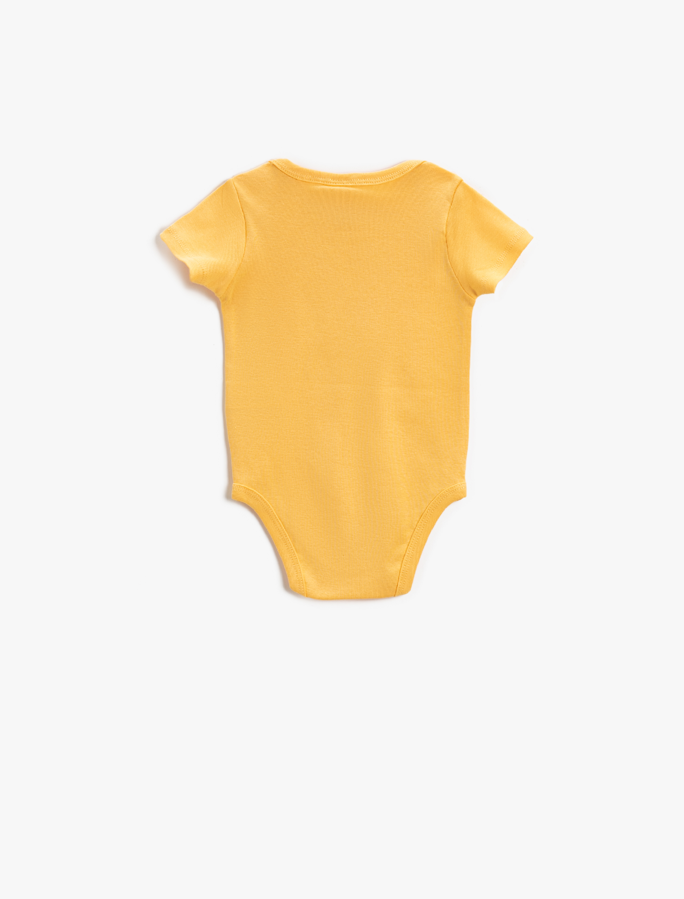  Erkek Bebek Kısa Kollu Çıtçıtlı Body Pamuklu