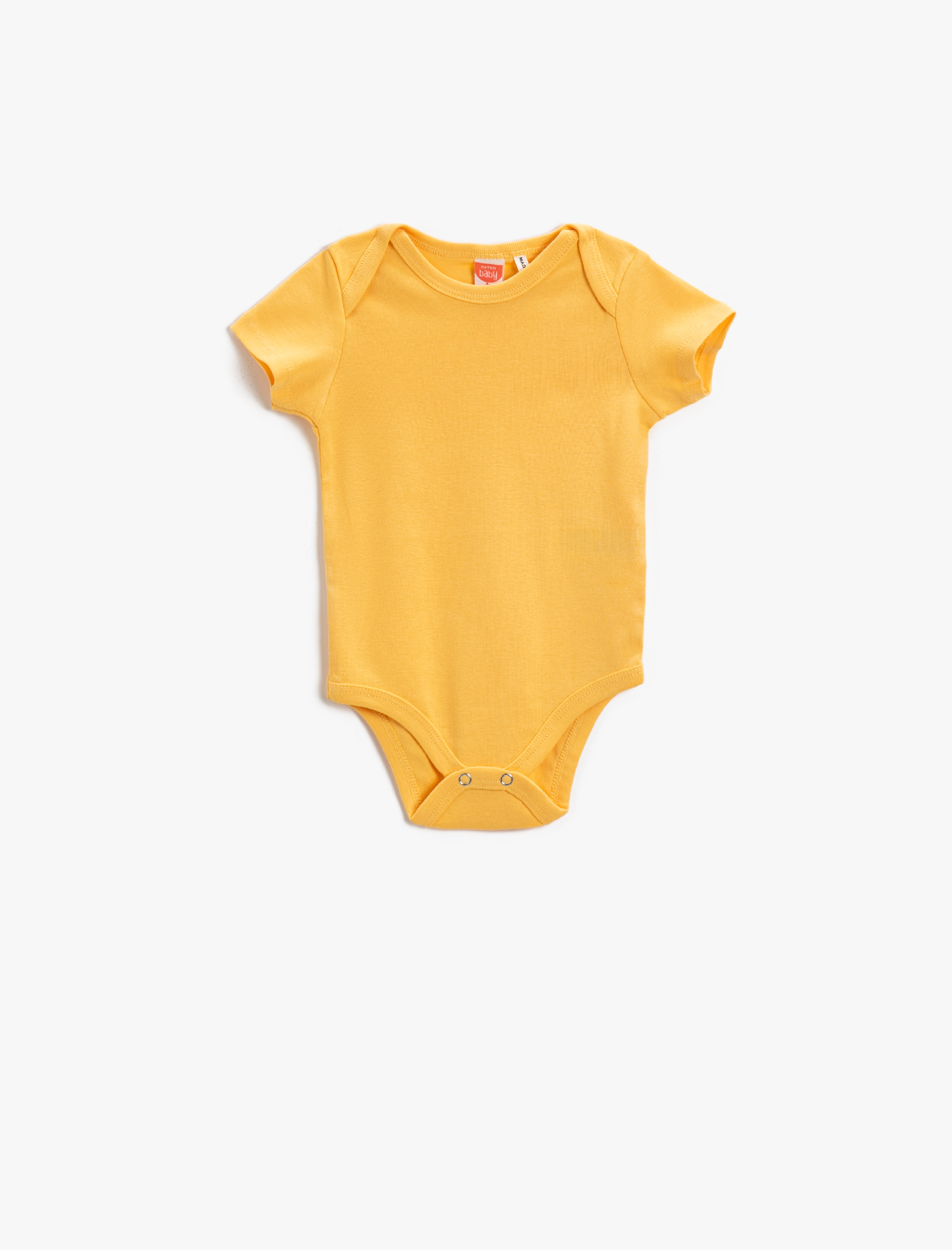  Erkek Bebek Kısa Kollu Çıtçıtlı Body Pamuklu