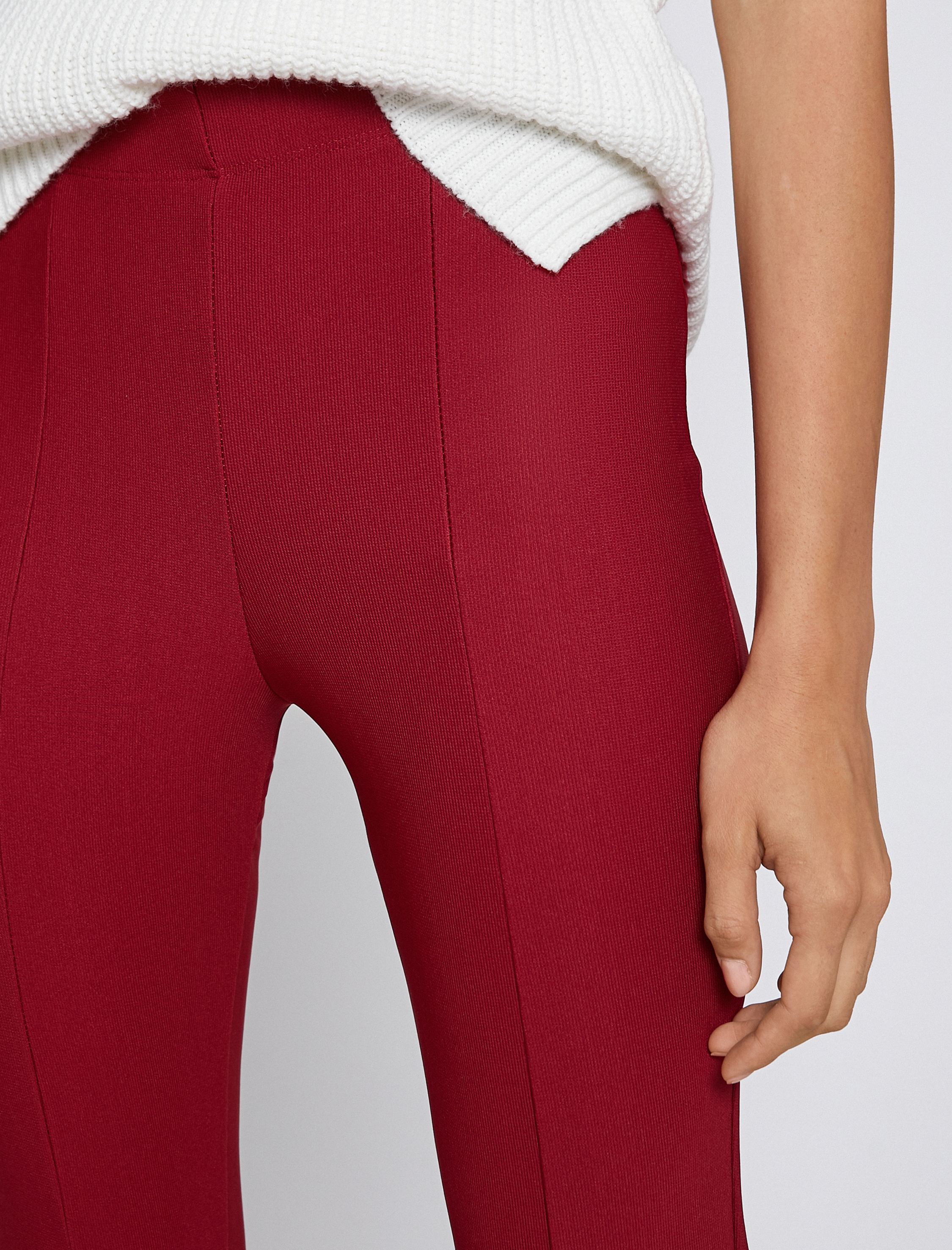   Yırtmaçlı Crop İspanyol Paça Tayt