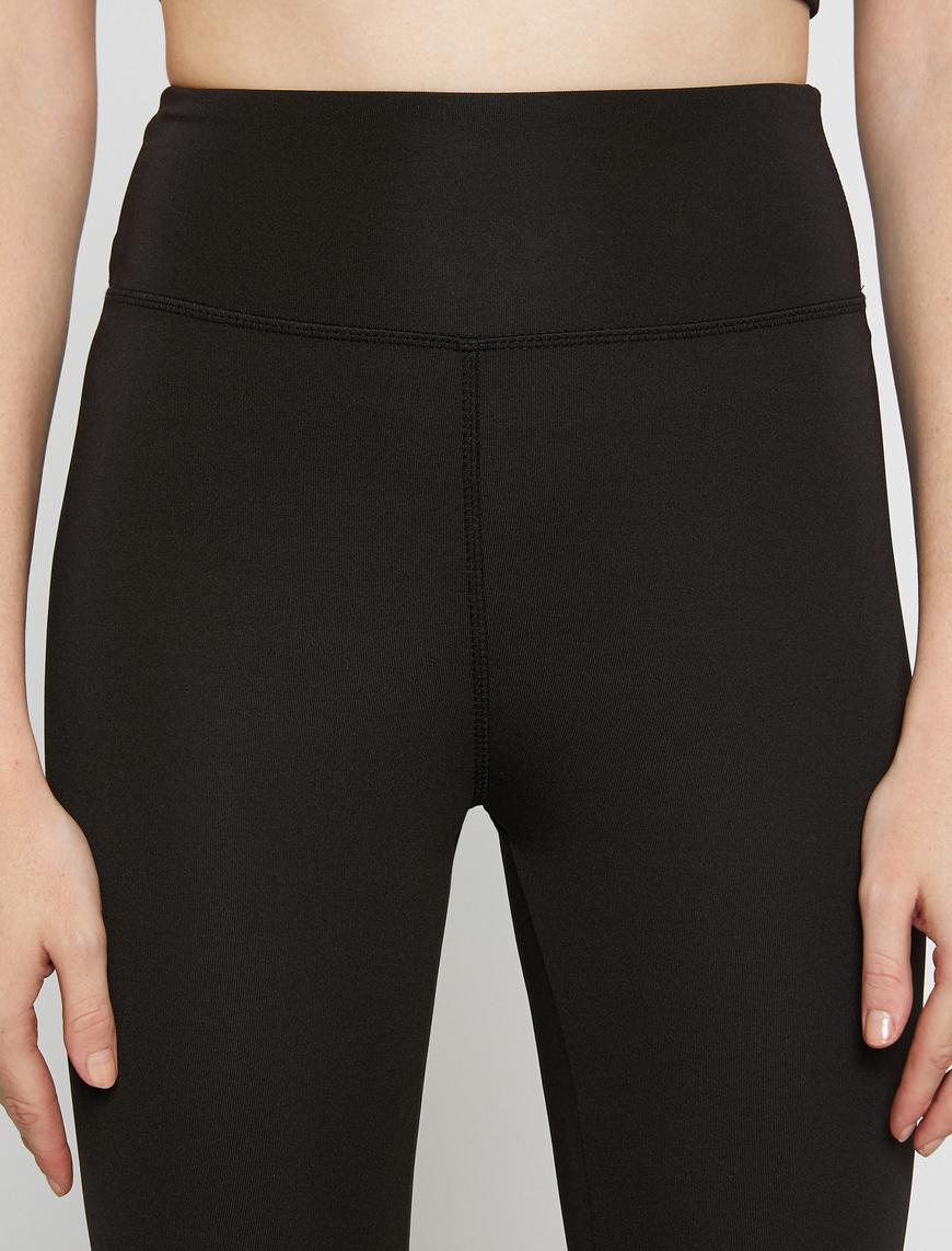   Minimal Reflektör Baskılı Spor Tayt