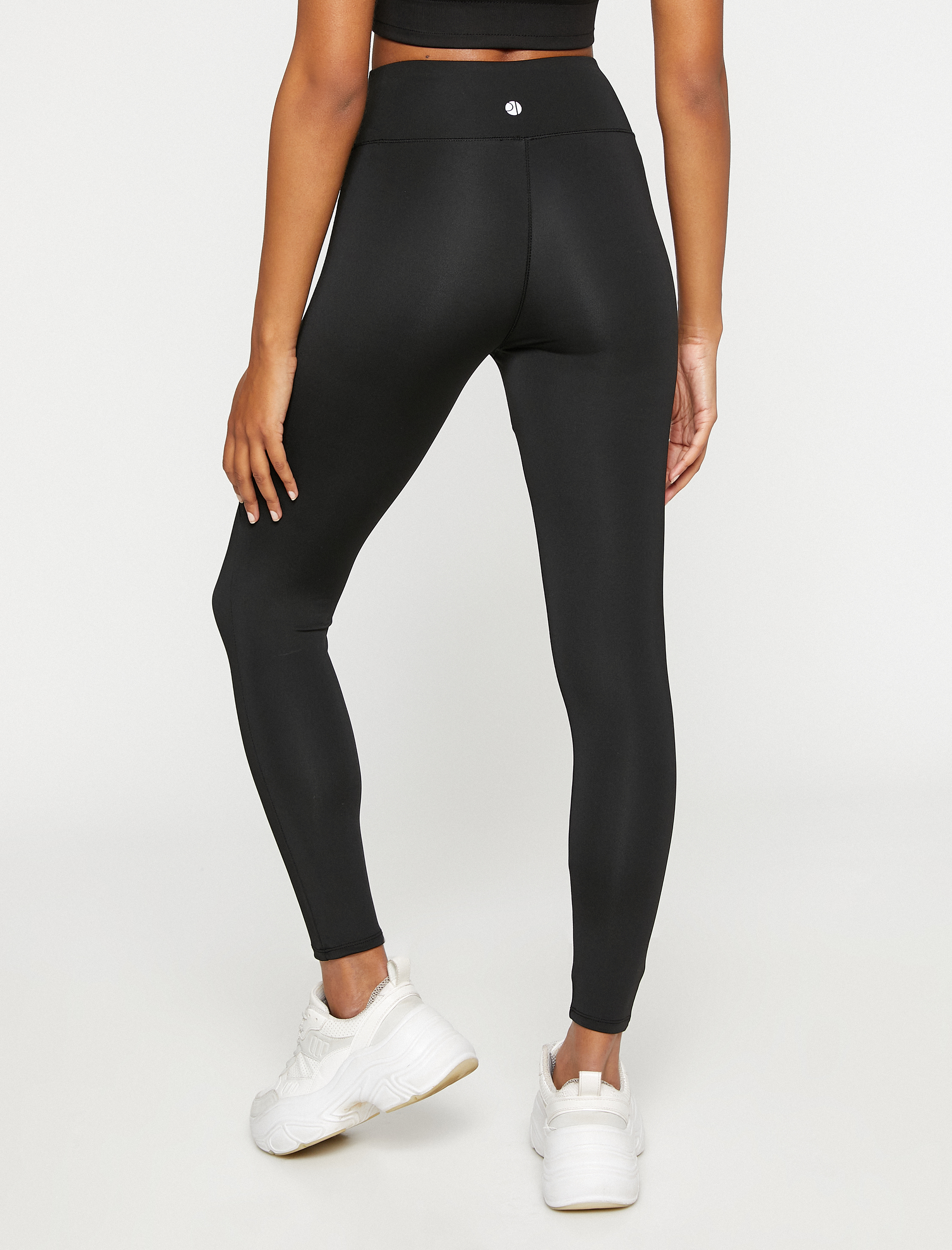   Dikiş Detaylı Spor Tayt Yüksek Bel