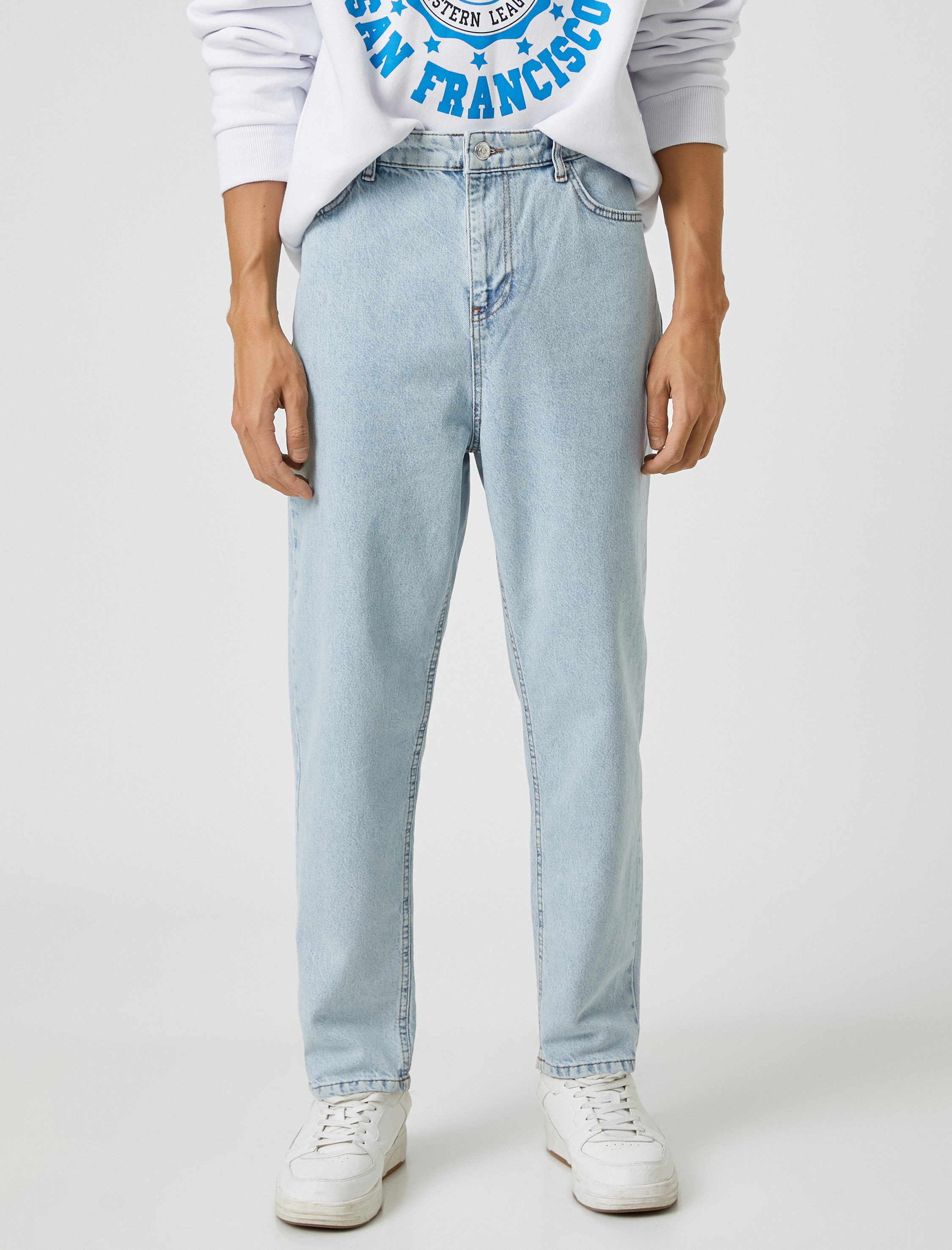   Loose Fit Kot Bol Pantolon - Steve Jean