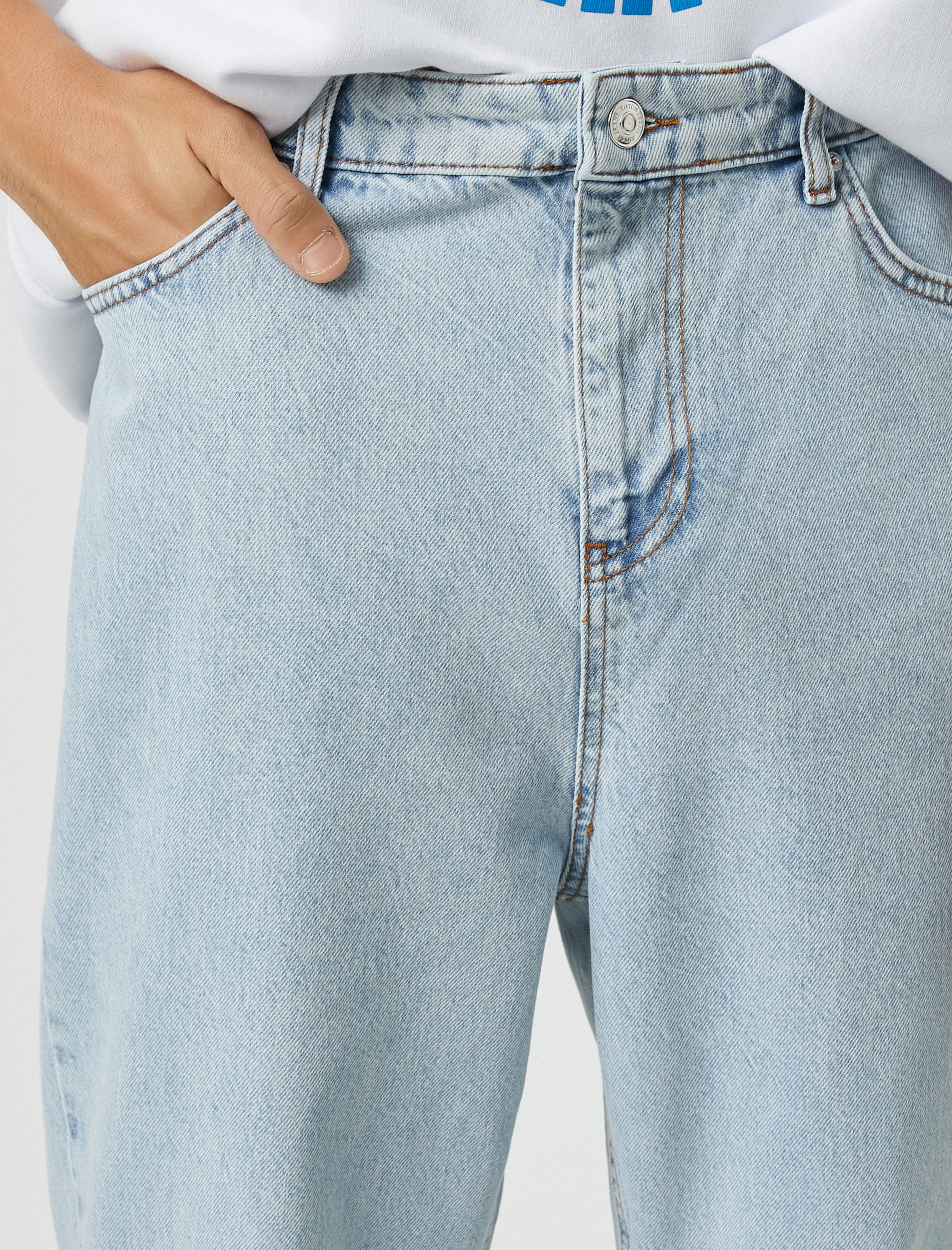   Loose Fit Kot Bol Pantolon - Steve Jean