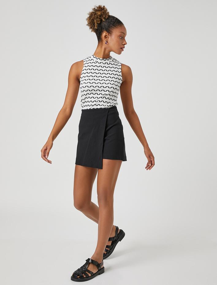  Dik Yaka Atlet Fitilli Kolsuz