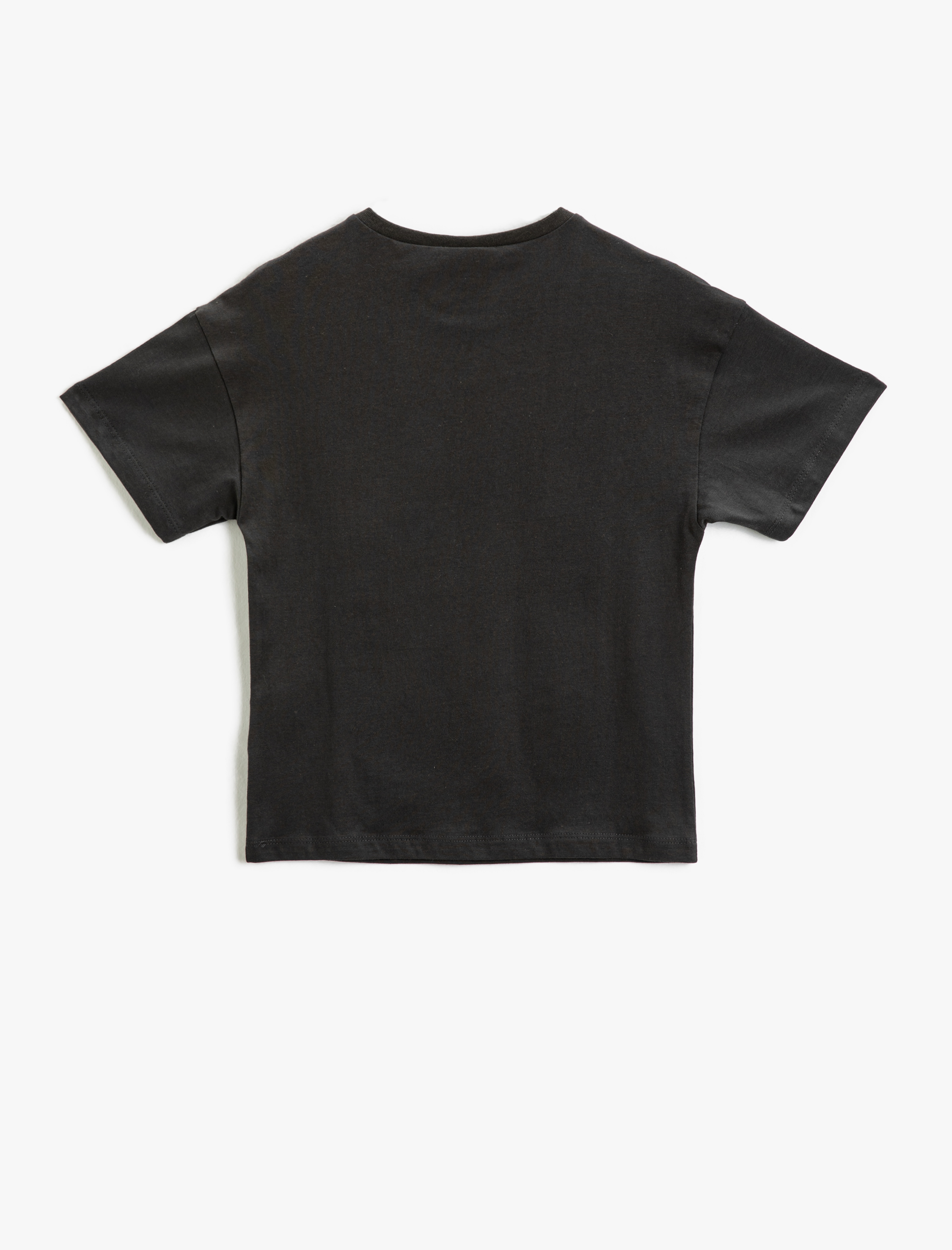  Kız Çocuk Minnie Mouse Oversize Tişört Baskılı Lisanslı Kısa Kollu Bisiklet Yaka