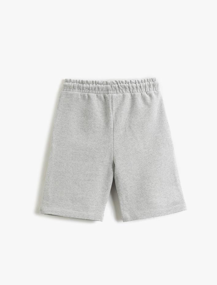 Erkek Çocuk Basic Chino  Şort Beli Bağlamalı Cepli