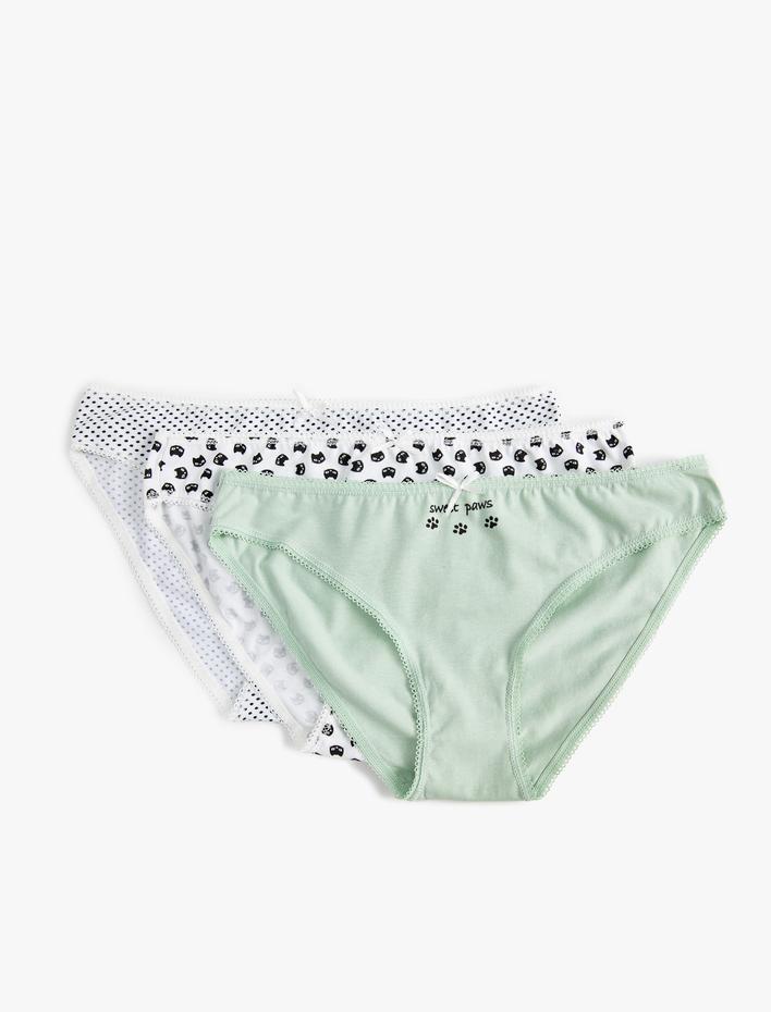  Brief Külot 3'lü Paket Farklı Desenlerde