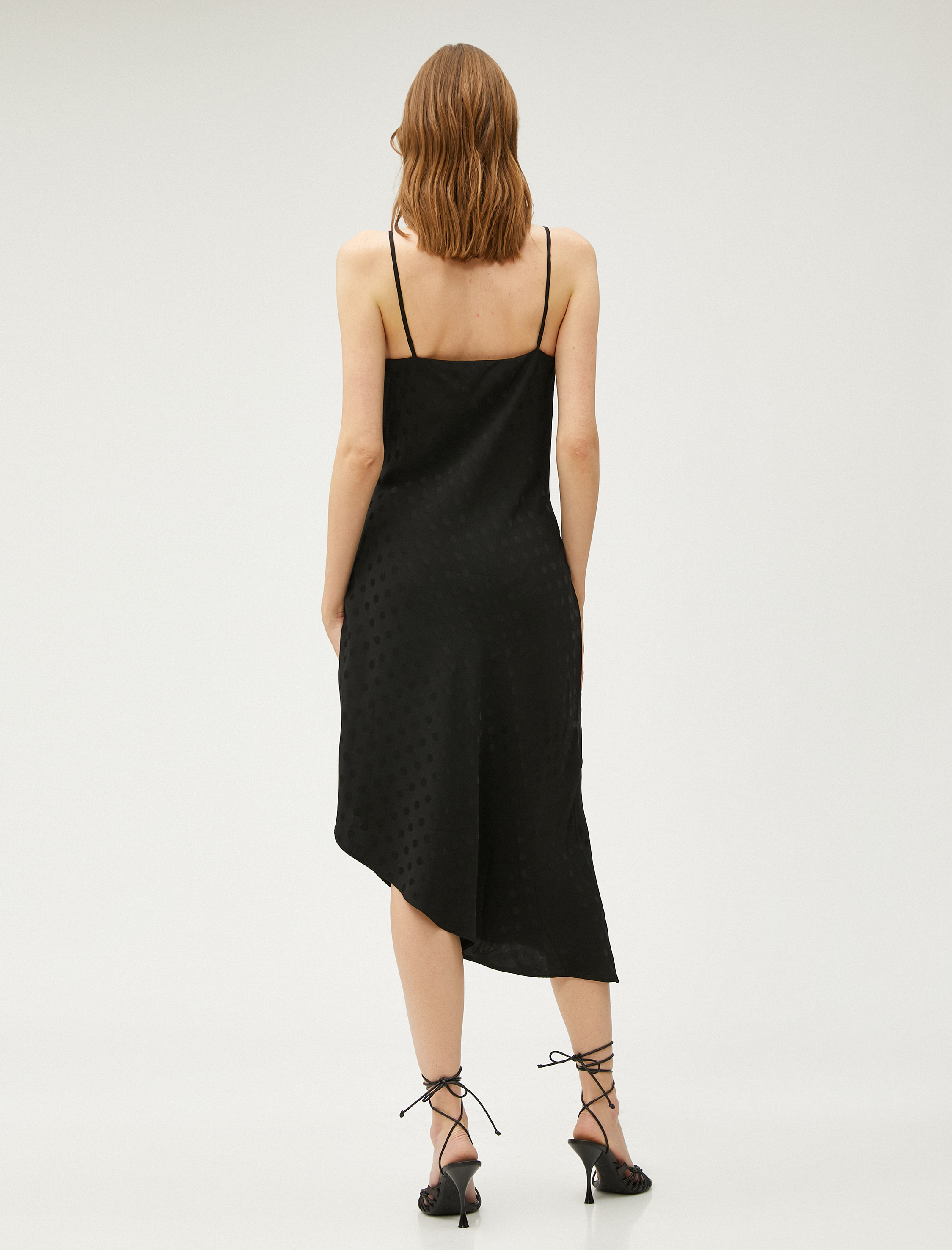   Midi Boy Parti Elbisesi Degaje Yaka