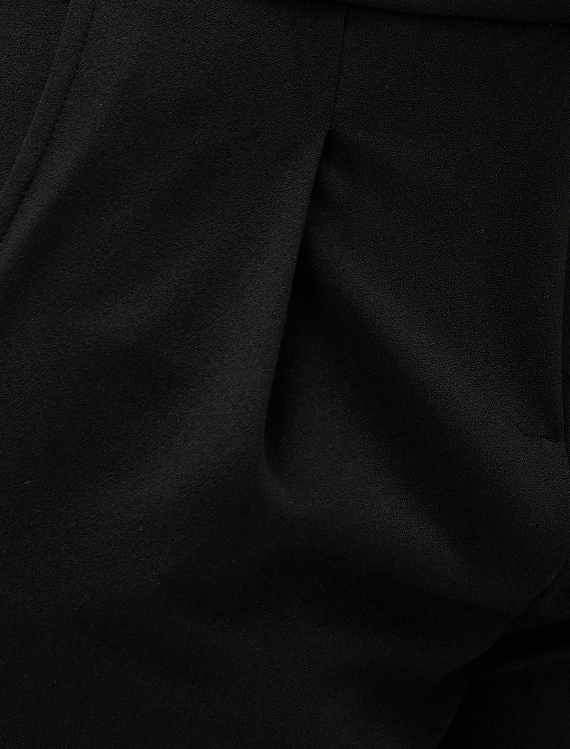   Havuç Pantolon Kumaş Pilise Detaylı Cepli