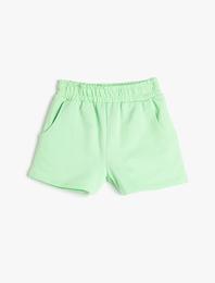 Basic Şort Cepli Rahat Kesim Pamuklu