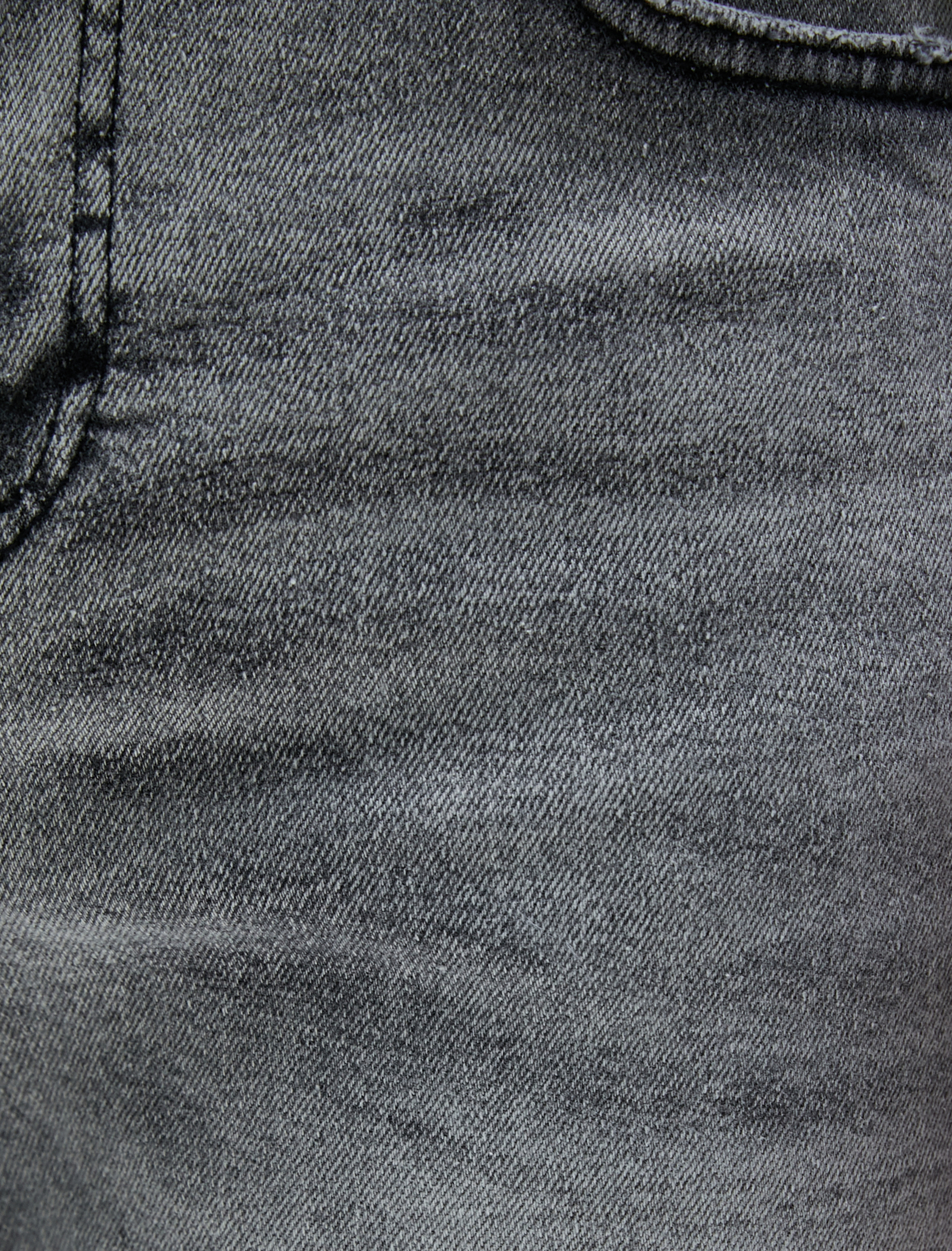 Kısa Şort Kot Düğmeli 5 Cep Detaylı