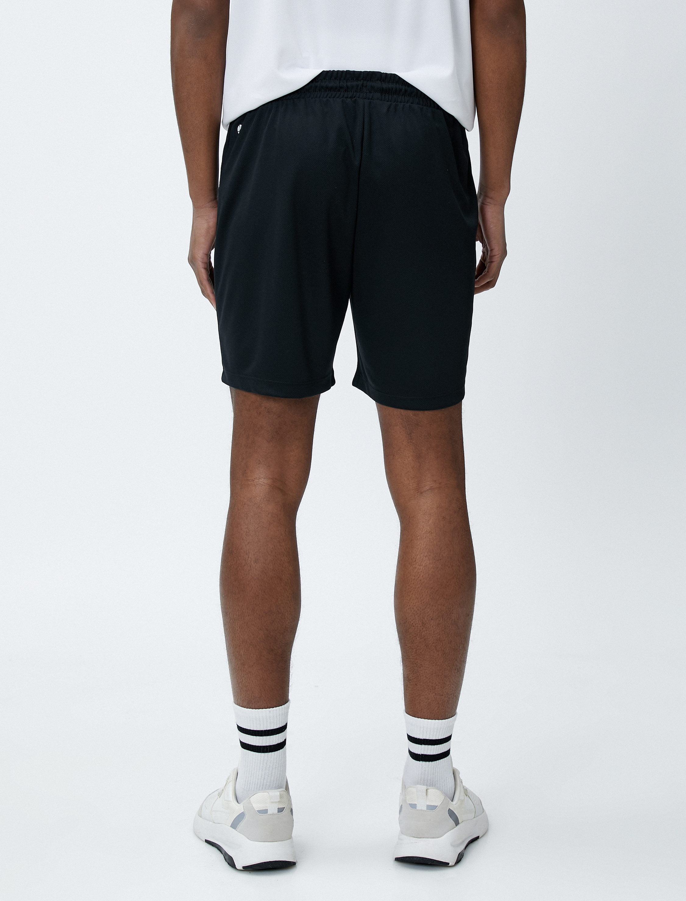   Kısa Spor Şort Beli Bağcıklı Cepli