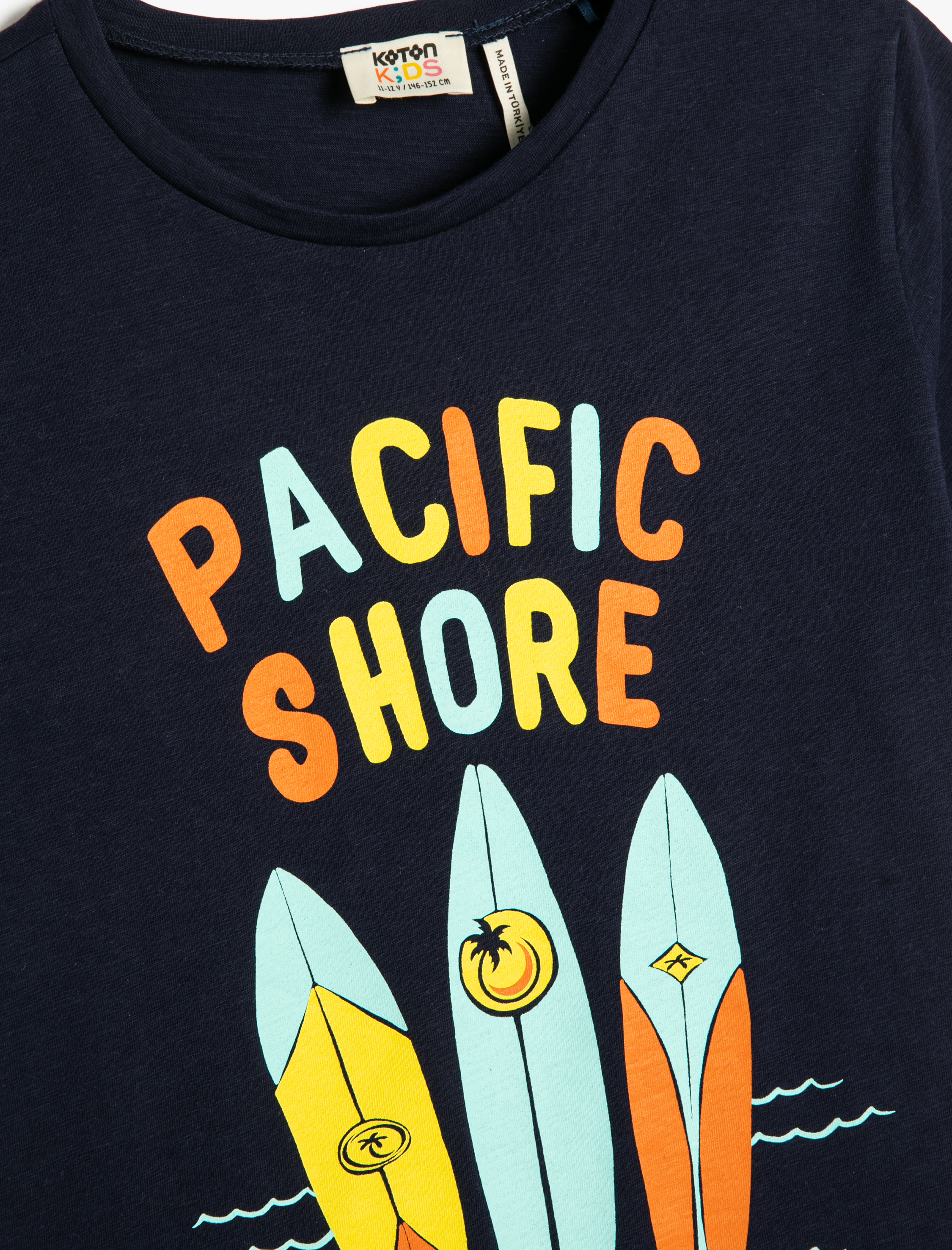  Erkek Çocuk Tişört Baskılı Kısa Kollu Bisiklet Yaka Pamuklu