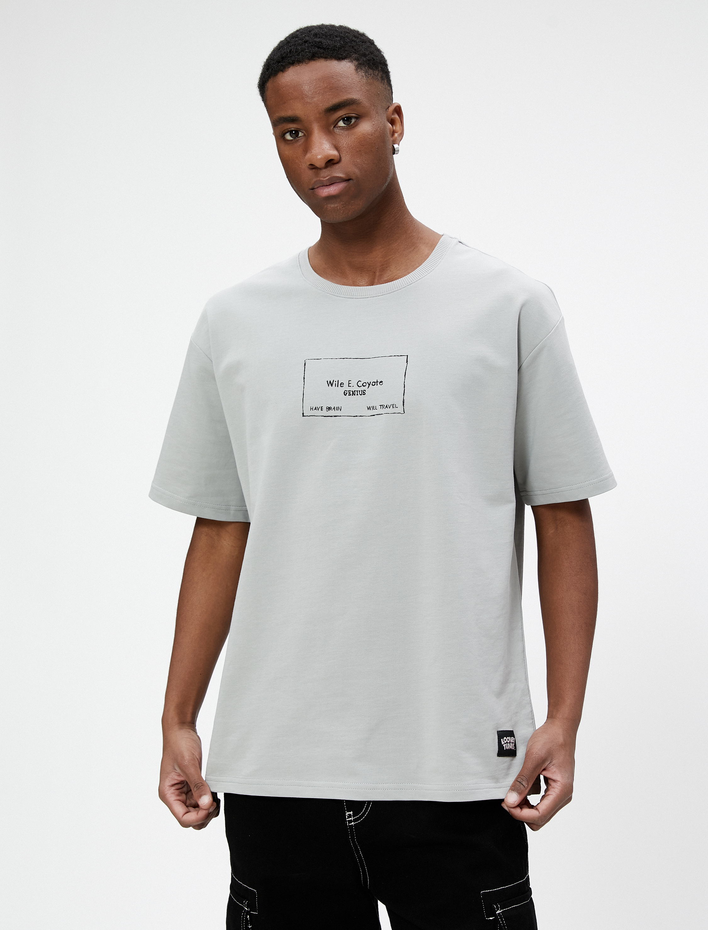   Looney Tunes Tazmanya Canavarı Oversize Tişört Lisanslı Baskılı