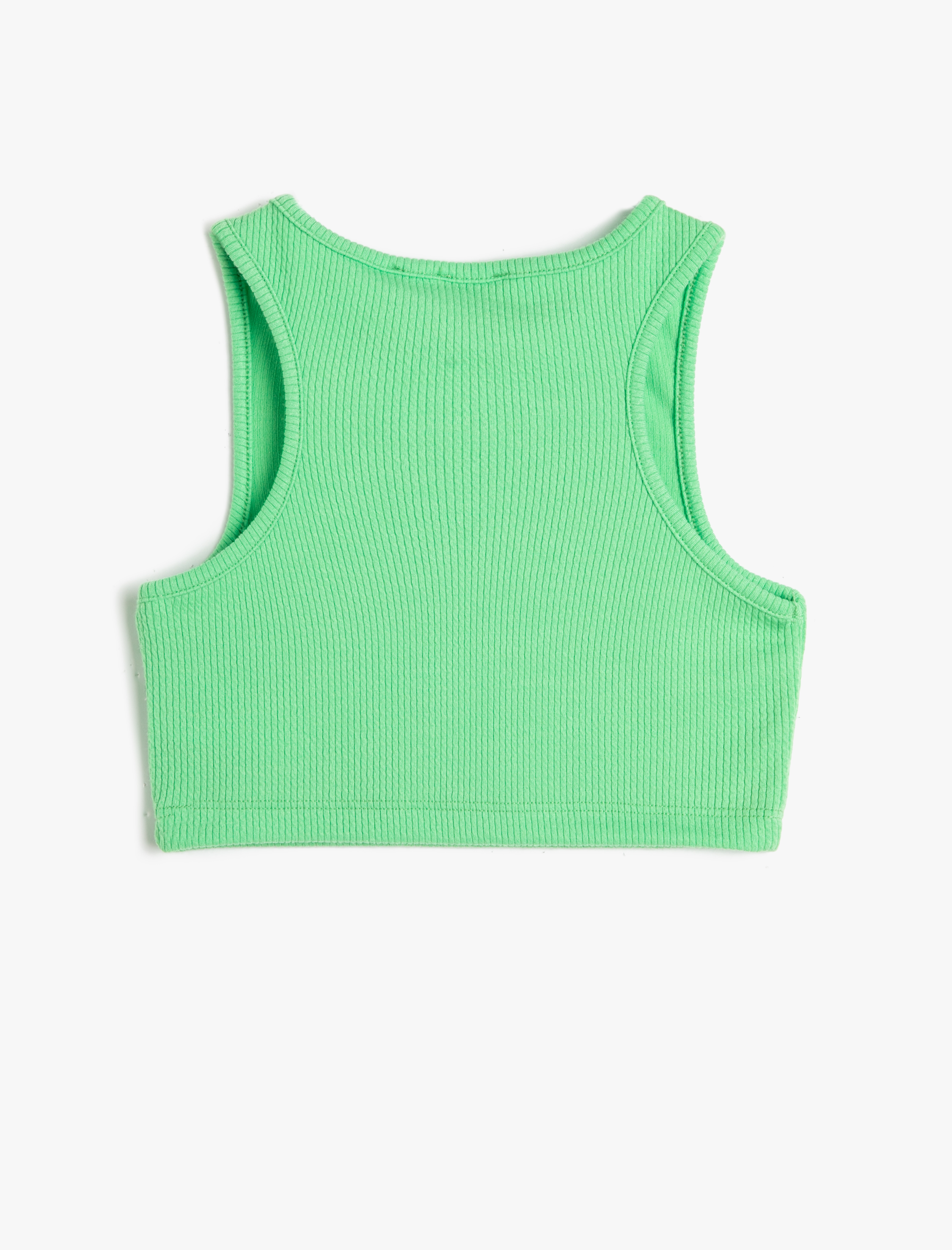  Kız Çocuk Spor Yarım Atlet Ribanalı Yuvarlak Yaka