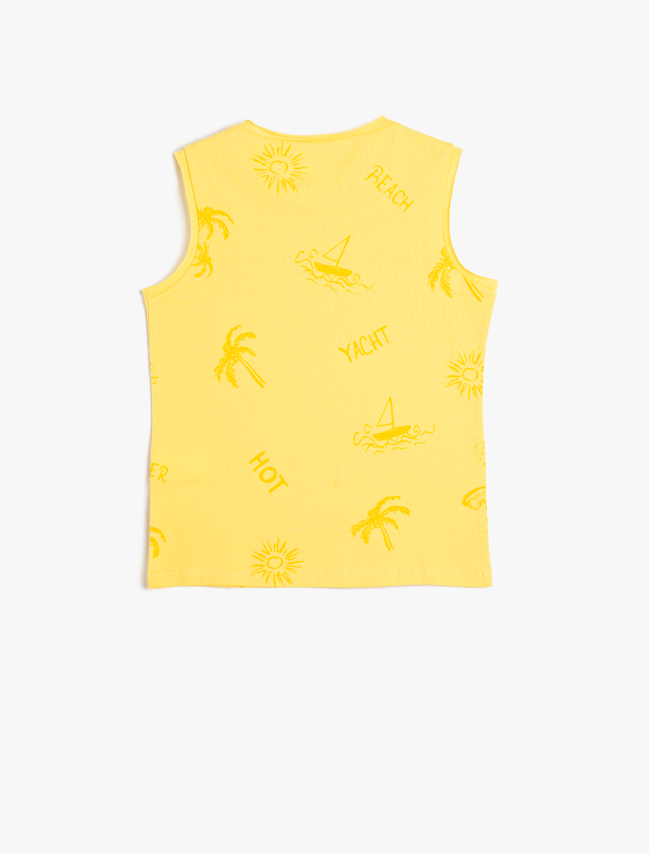  Erkek Çocuk Atlet Kolsuz Bisiklet Yaka Pamuklu