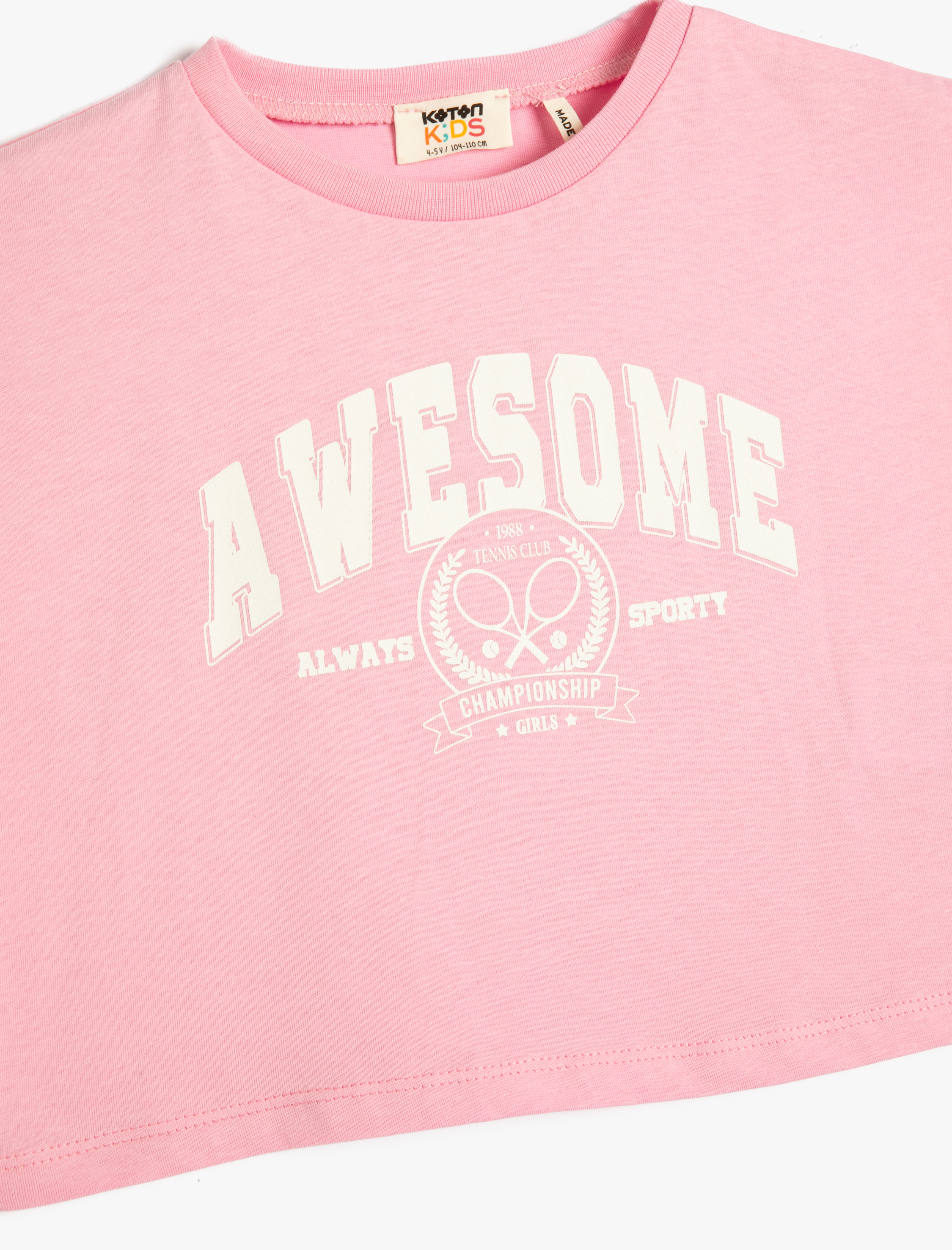  Kız Çocuk Oversize Tişört Lisanslı Kısa Kollu Bisiklet Yaka Pamuklu