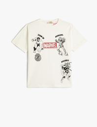 Marvel Tişört Lisanslı Kısa Kollu Bisiklet Yaka Pamuklu