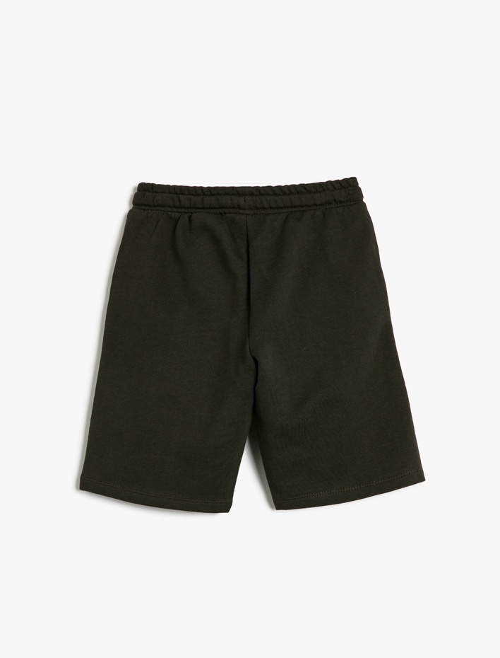 Erkek Çocuk Batman Şort Beli Bağlamalı Cepli Lisanslı Pamuklu