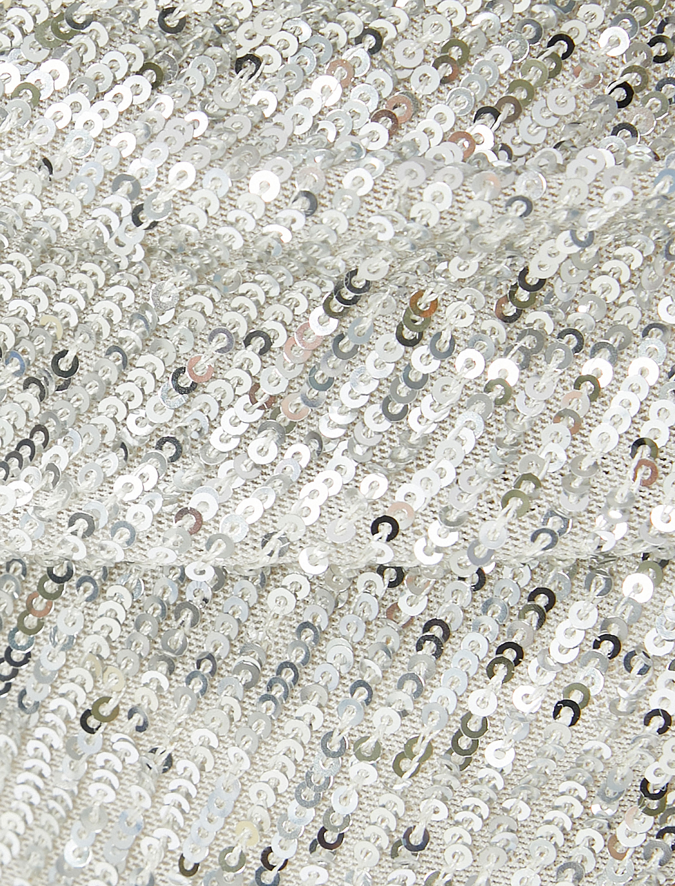   Abiye Etek Payetli Derin Yırtmaçlı